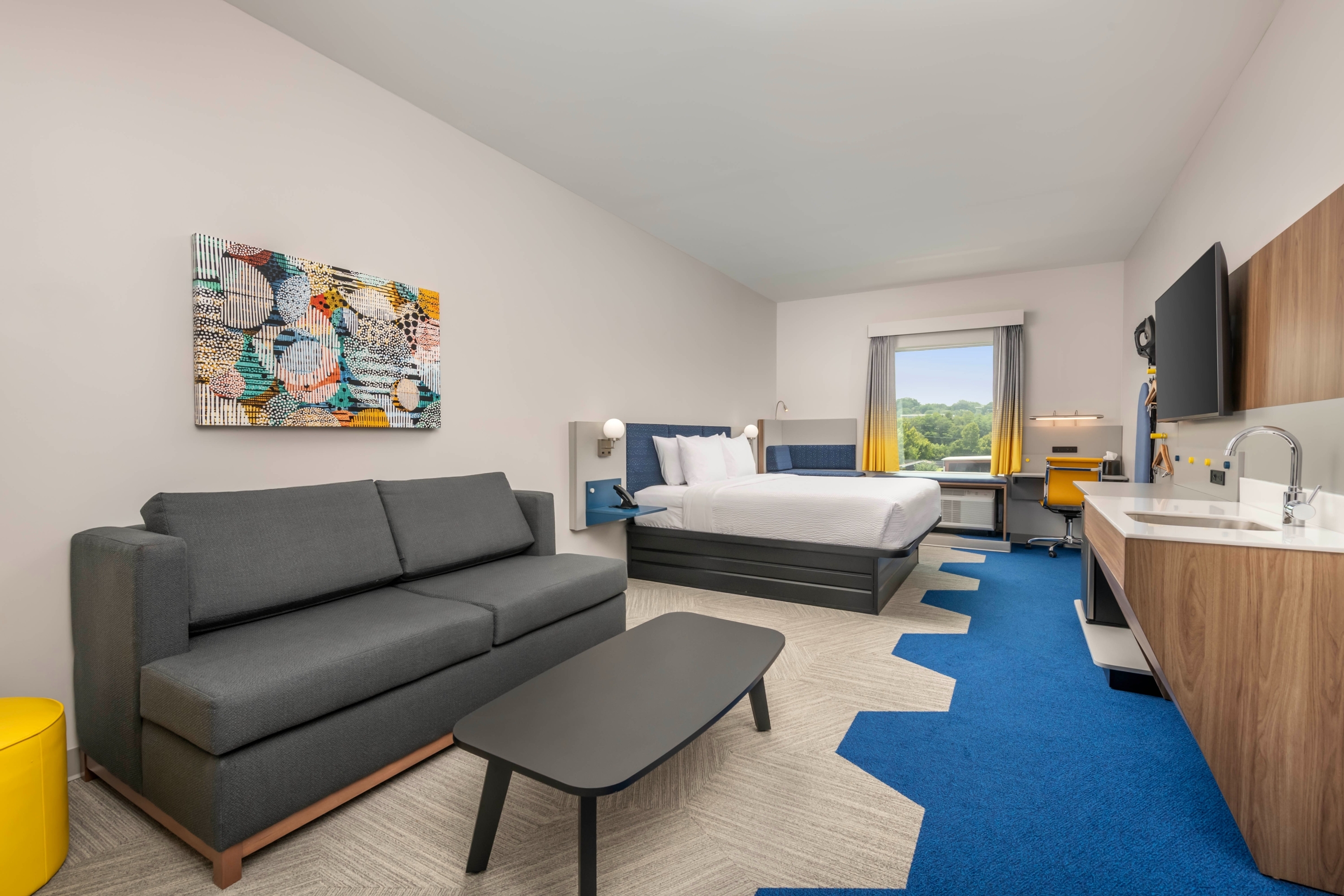Guest room at the Microtel Inn & Suites by Wyndham Danville VA in Danville, Virginia