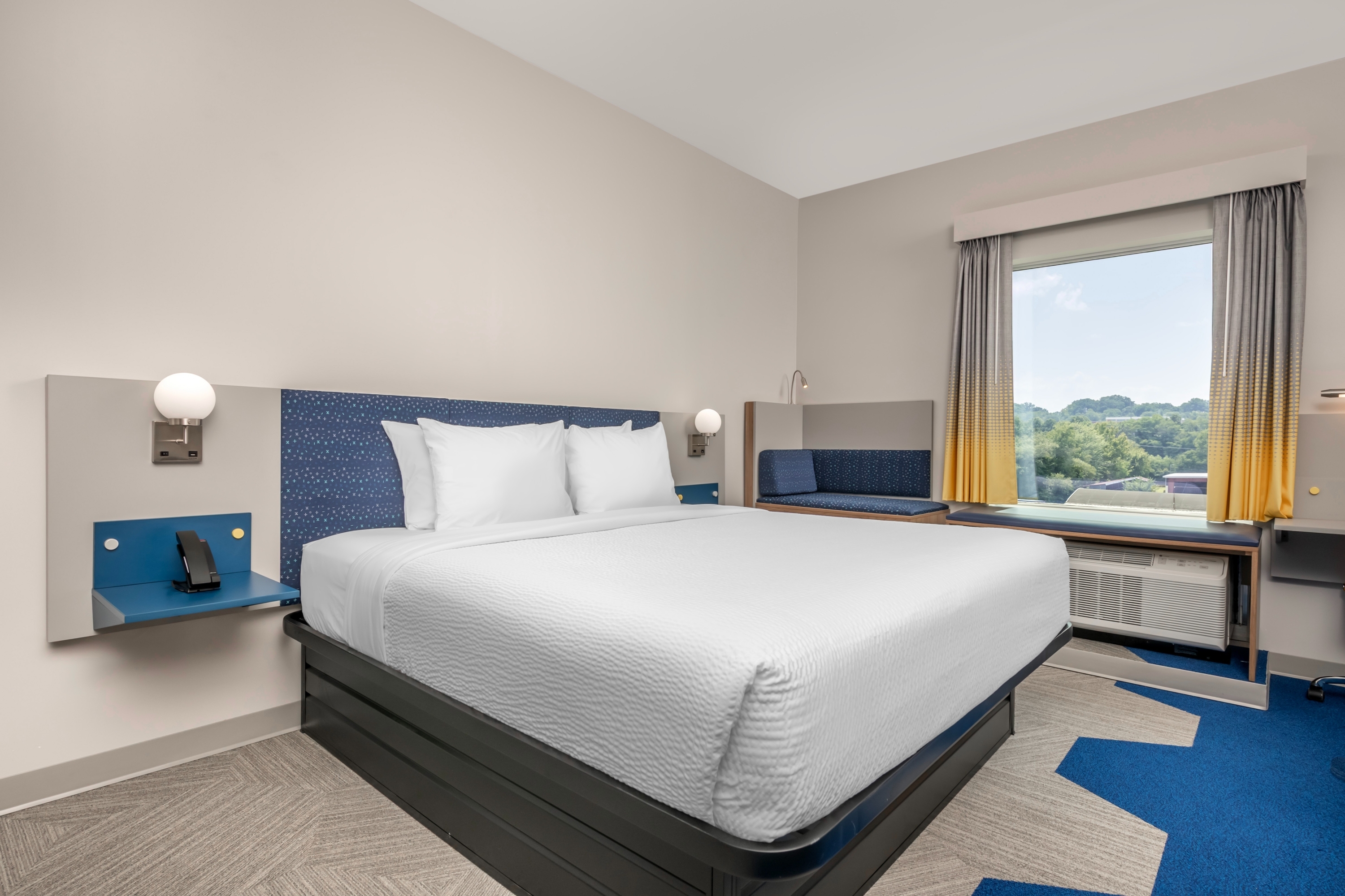 Guest room at the Microtel Inn & Suites by Wyndham Danville VA in Danville, Virginia