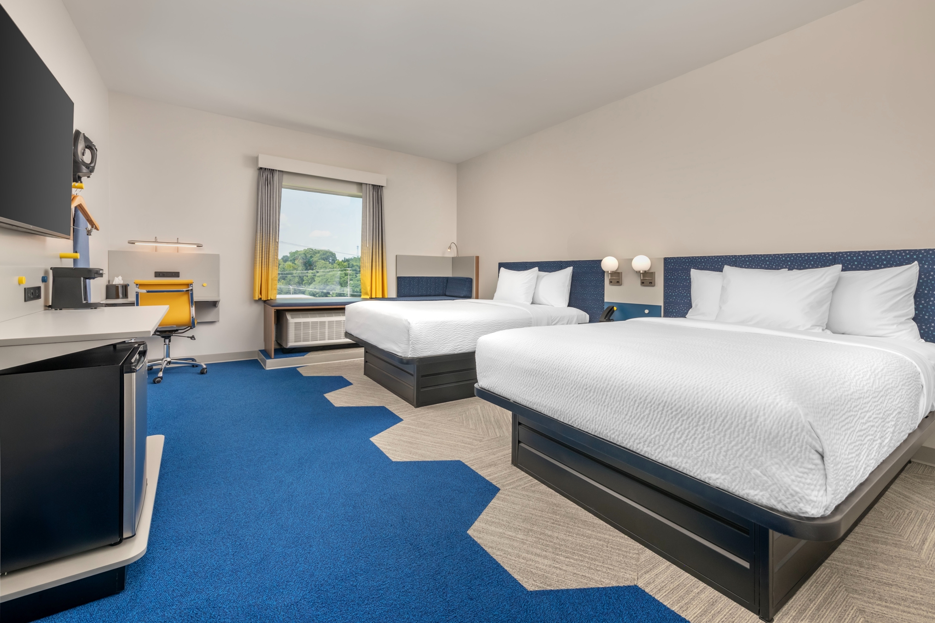 Guest room at the Microtel Inn & Suites by Wyndham Danville VA in Danville, Virginia
