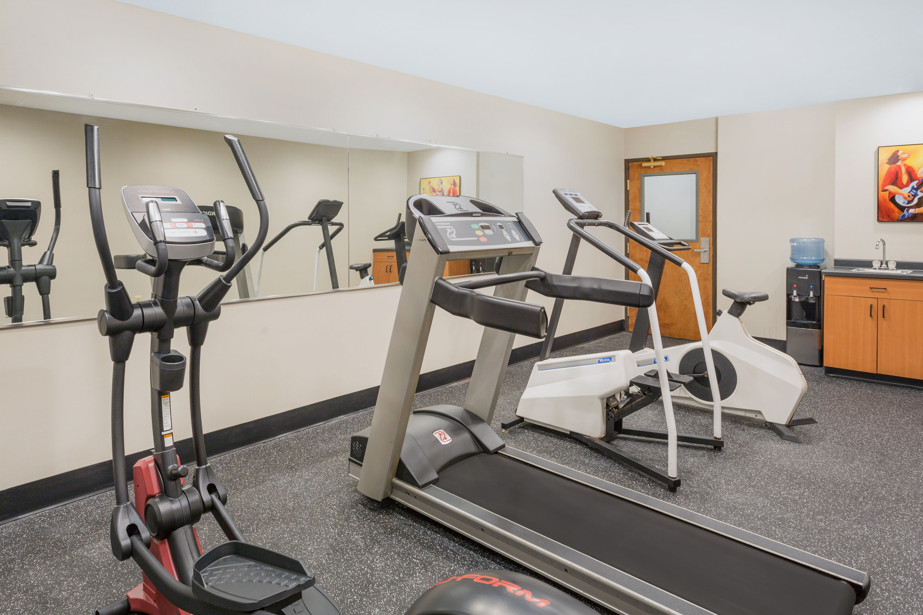 Fitness room at Microtel Inn & Suites by Wyndham Richmond Airport in Sandston, Virginia