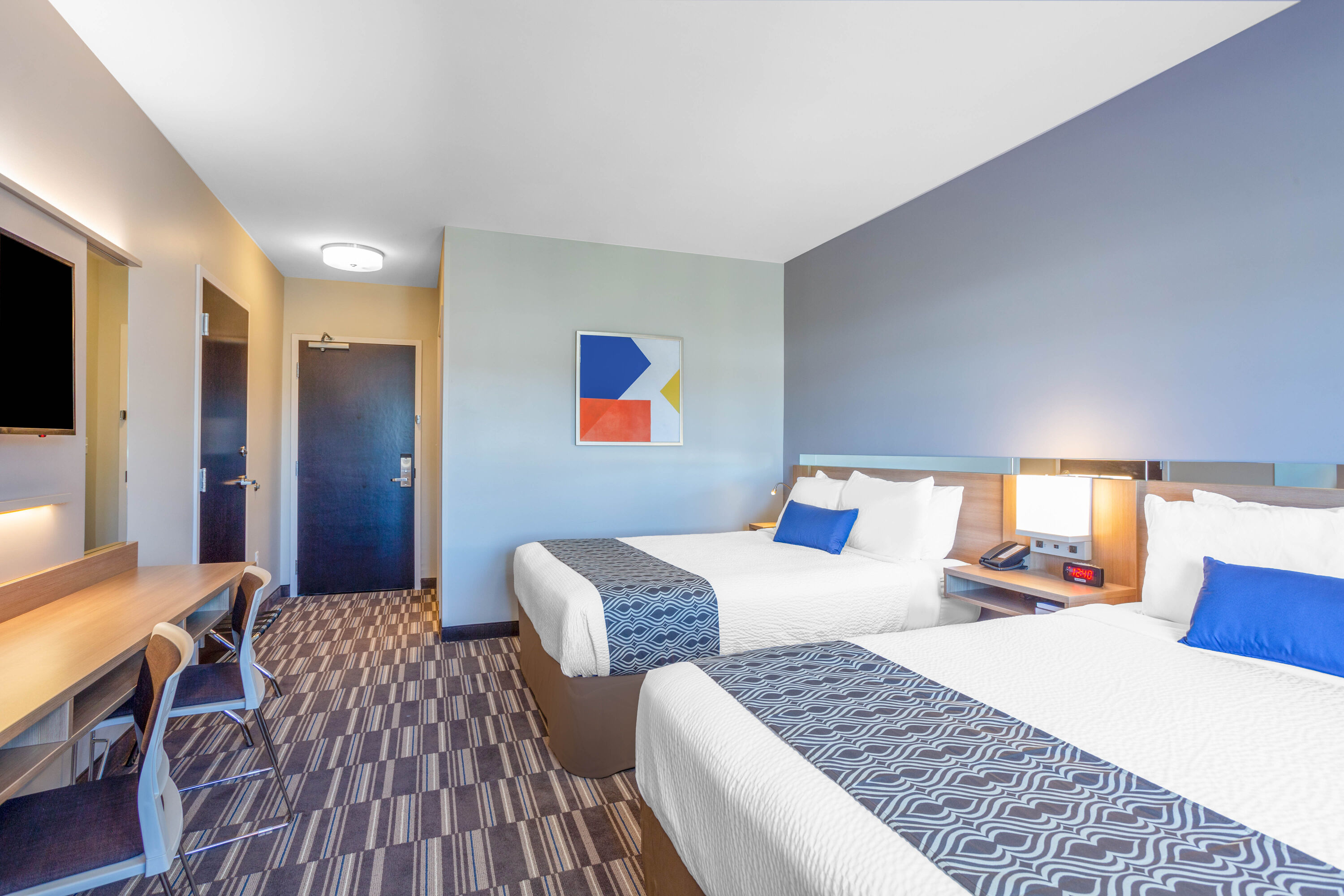 Guest room at the Microtel Inn & Suites by Wyndham South Hill in South Hill, Virginia