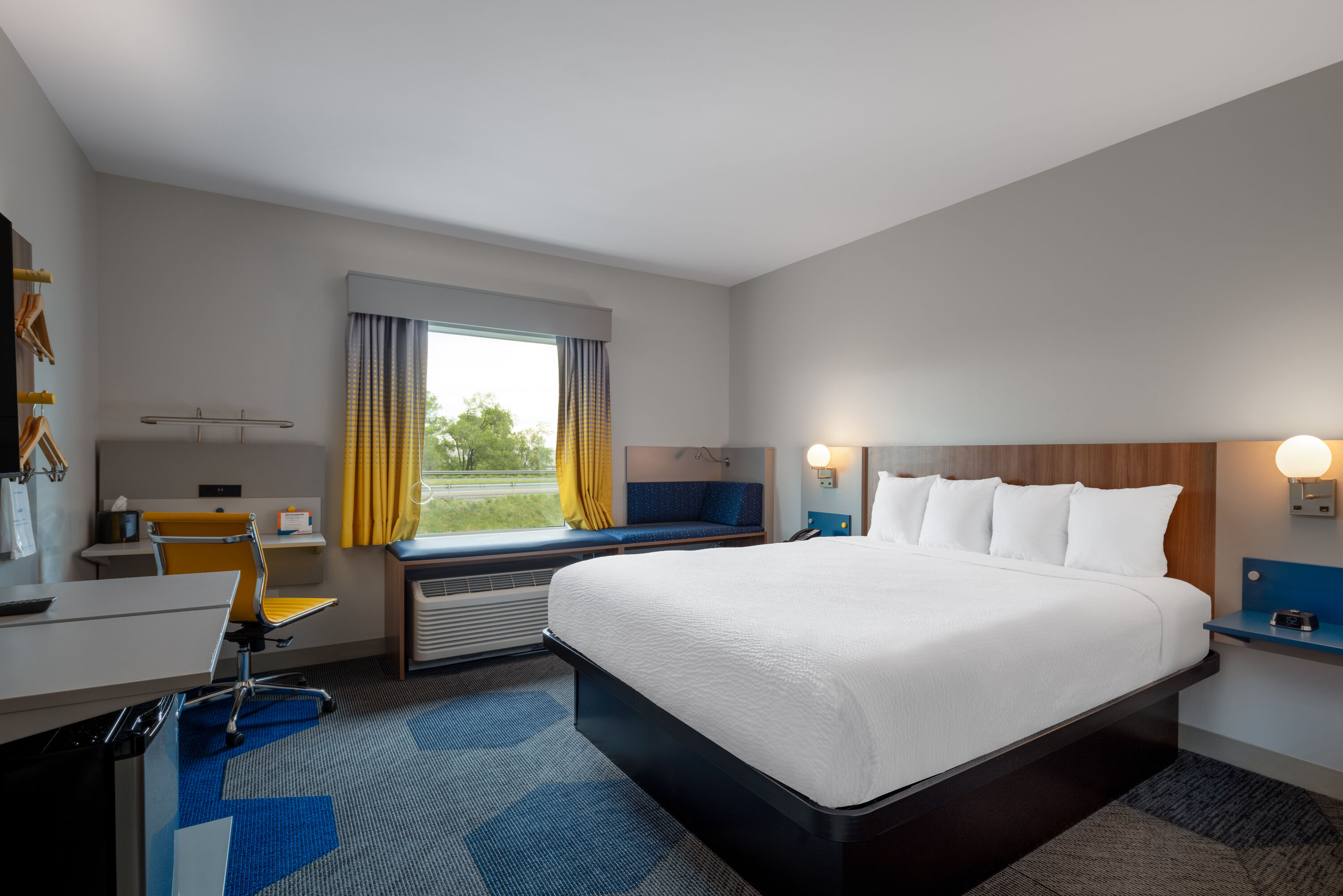 Guest room at the Microtel Inn & Suites by Wyndham Winchester in Winchester, Virginia