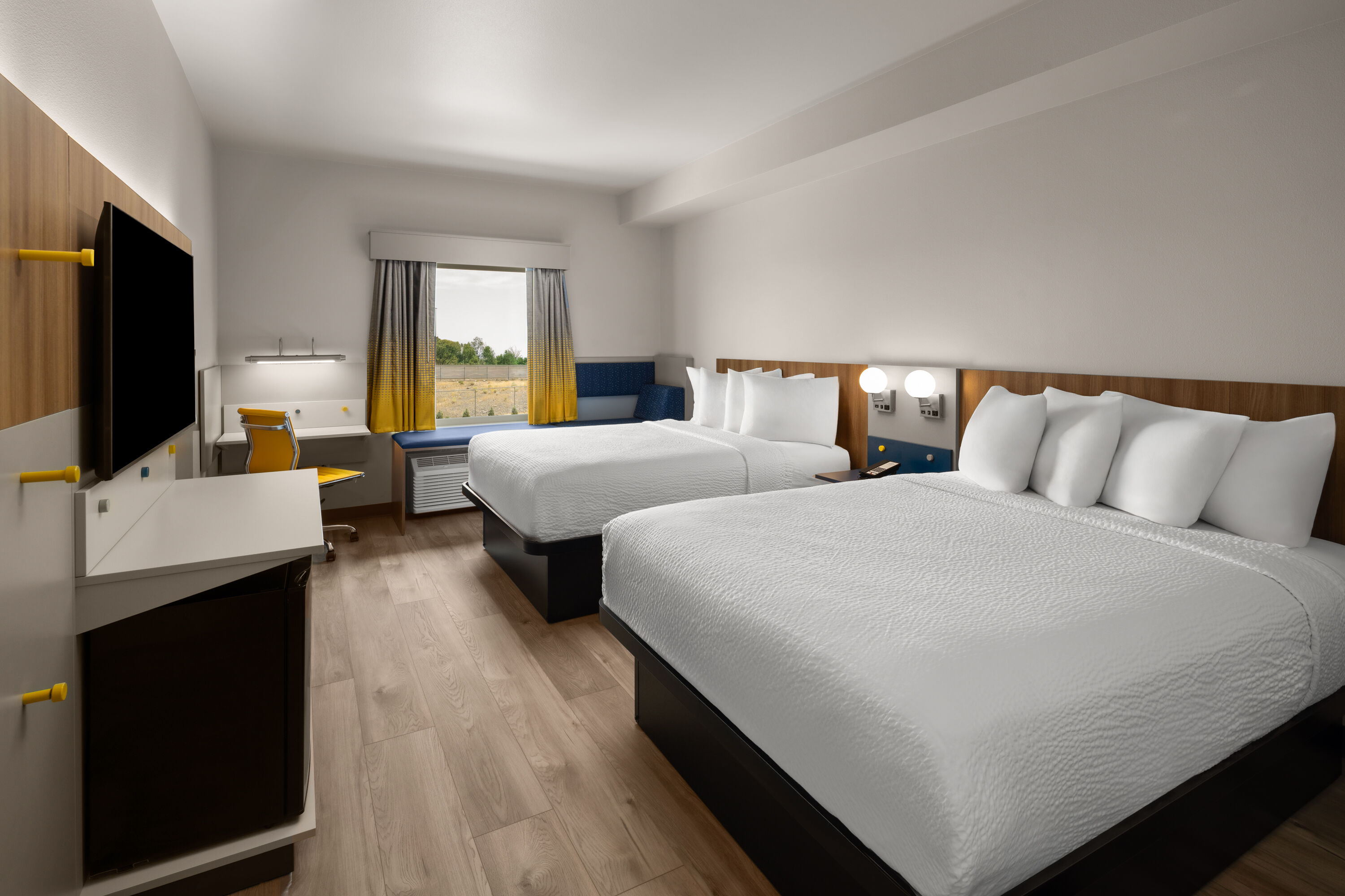 Guest room at the Microtel Inn & Suites by Wyndham Ephrata in Ephrata, Washington