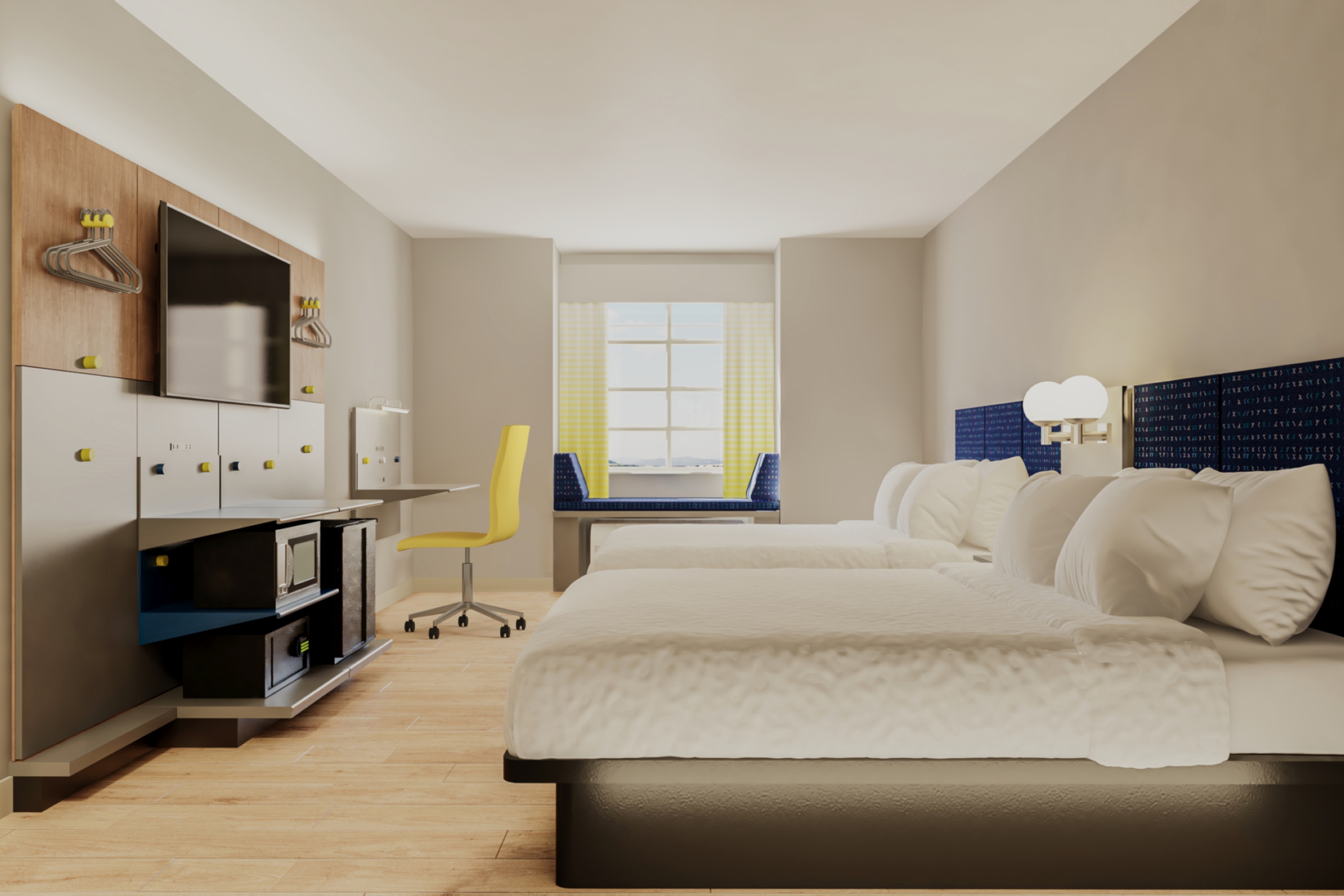 Guest room at the Microtel Inn & Suites by Wyndham Ephrata in Ephrata, Washington