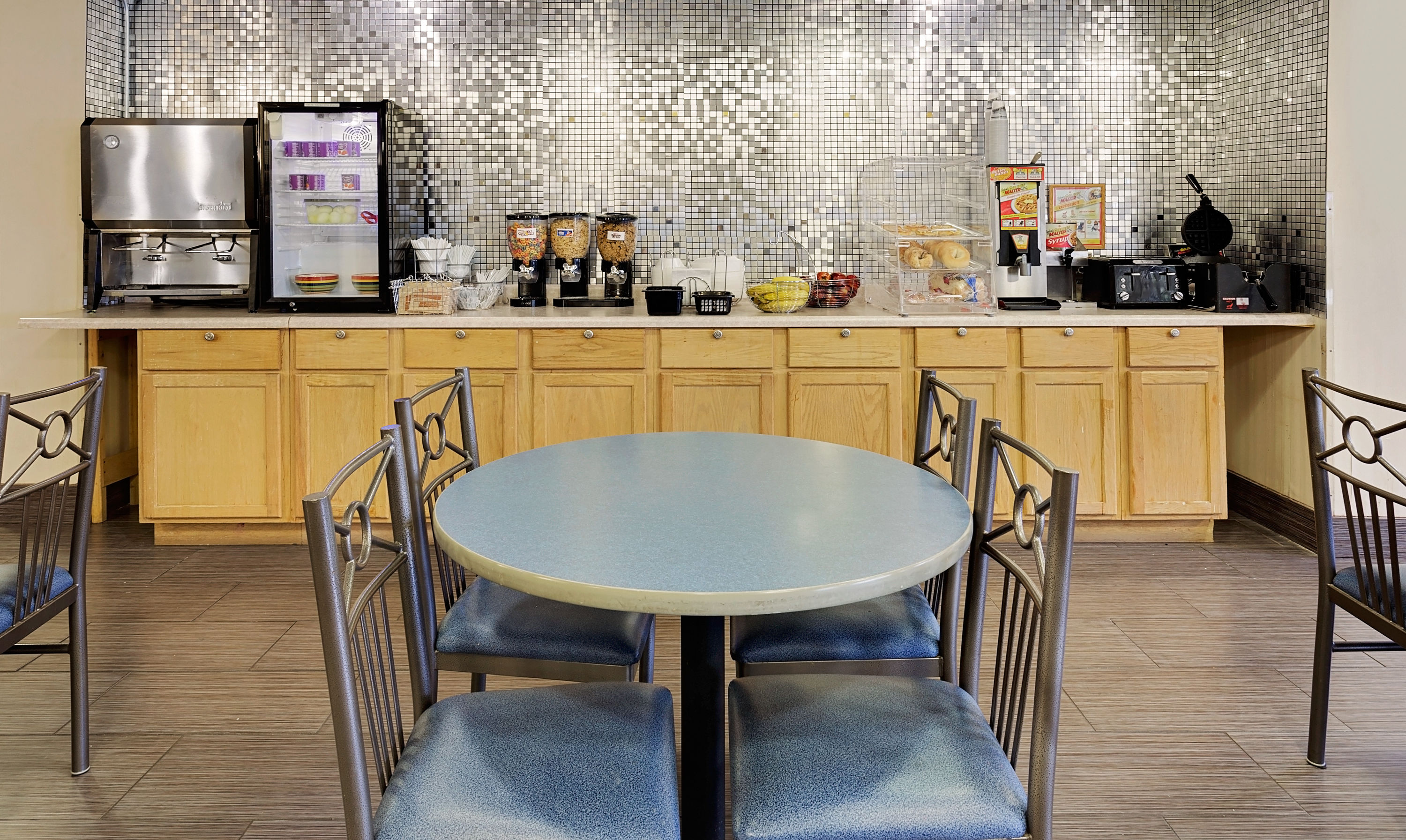 Free breakfast at Microtel Inn & Suites by Wyndham Madison East in Madison, Wisconsin