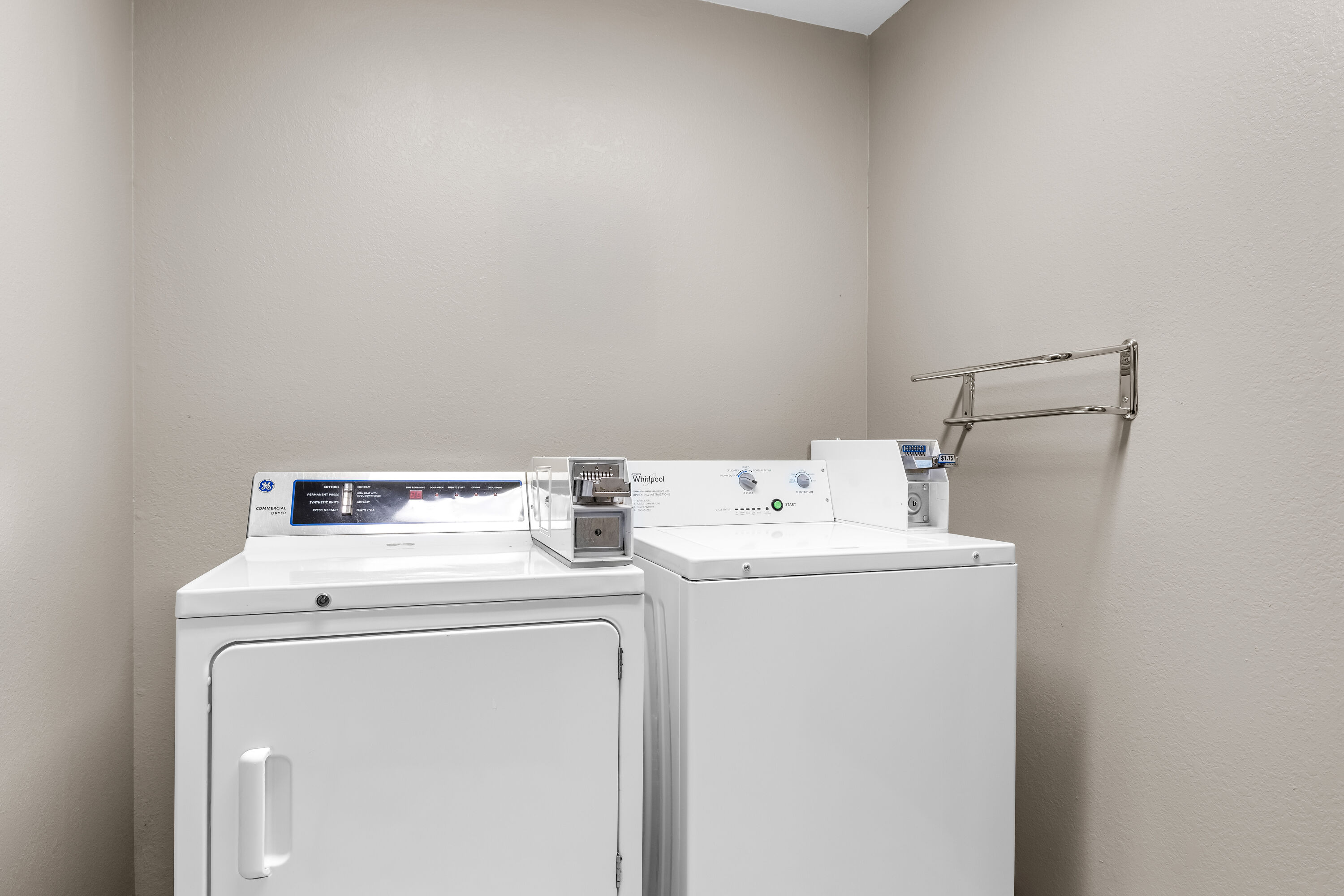 Laundry facilities at Microtel Inn & Suites by Wyndham Prairie du Chien in Prairie du Chien, Wisconsin