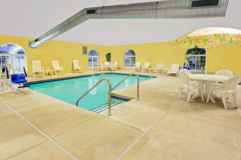 Pool at the Microtel Inn & Suites by Wyndham Prairie du Chien in Prairie du Chien, Wisconsin