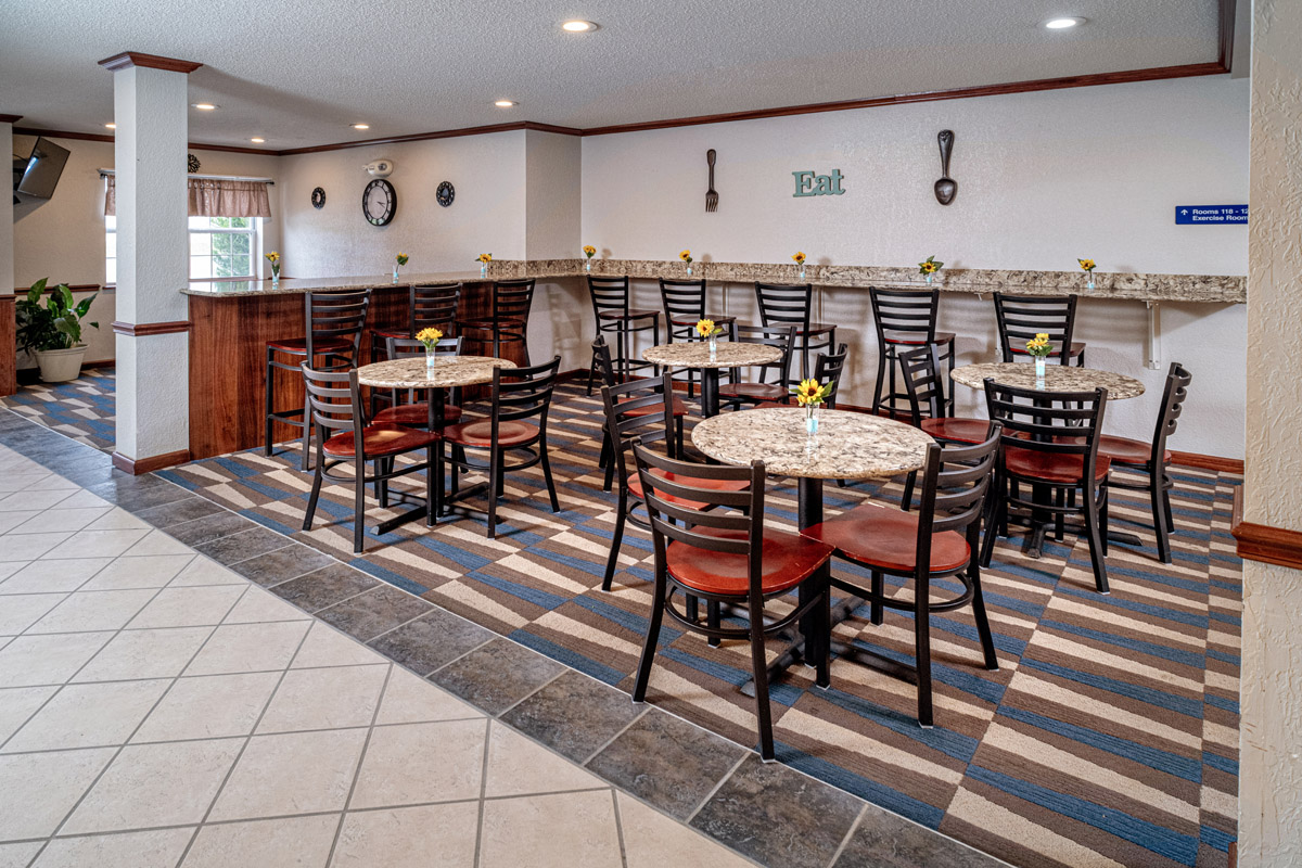 Free breakfast at Microtel Inn & Suites by Wyndham Beckley East in Beckley, West Virginia