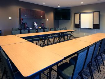 Meeting room at Microtel Inn & Suites by Wyndham Wheeling at The Highlands in Triadelphia, West Virginia