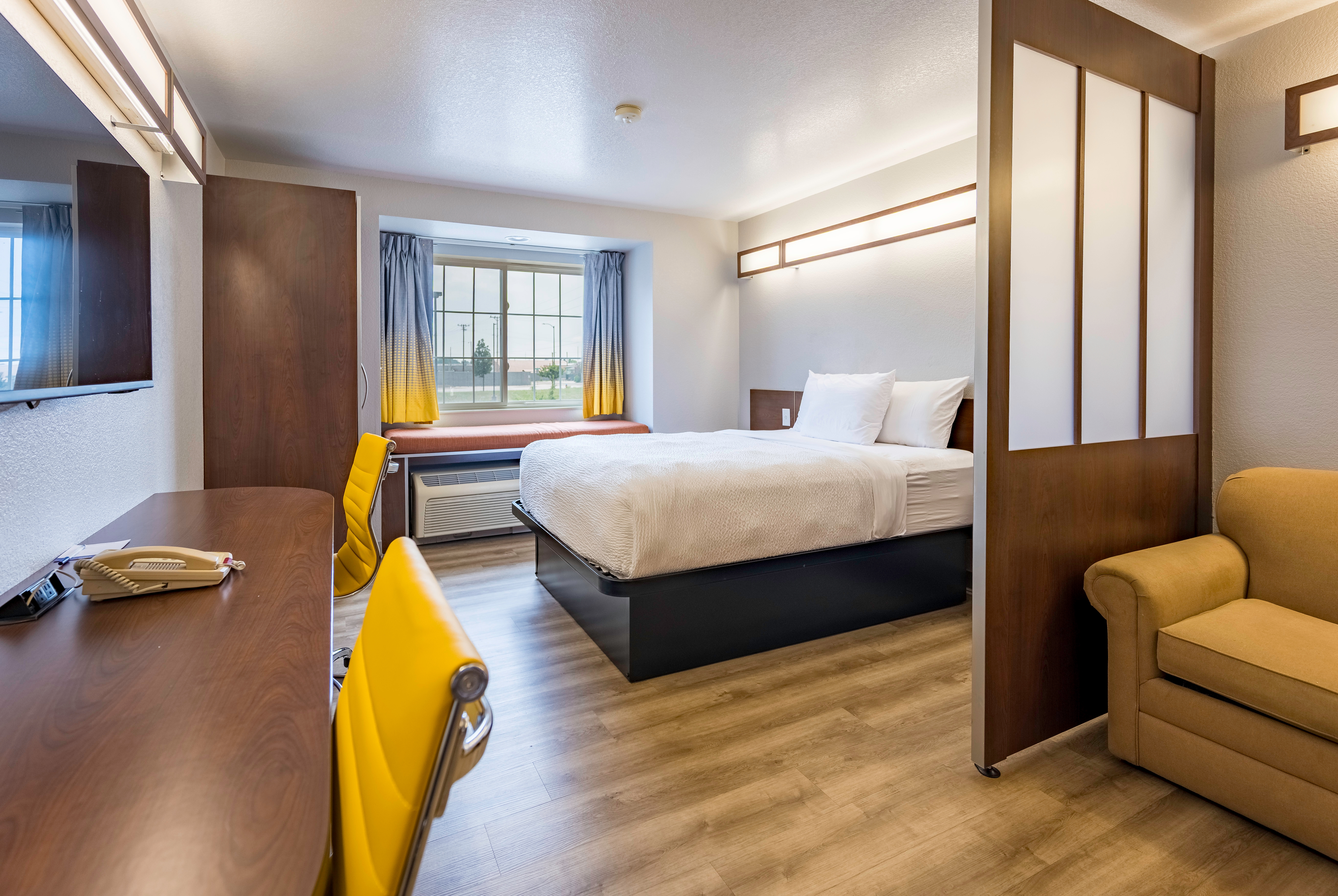 Guest room at the Microtel Inn & Suites by Wyndham Cheyenne in Cheyenne, Wyoming