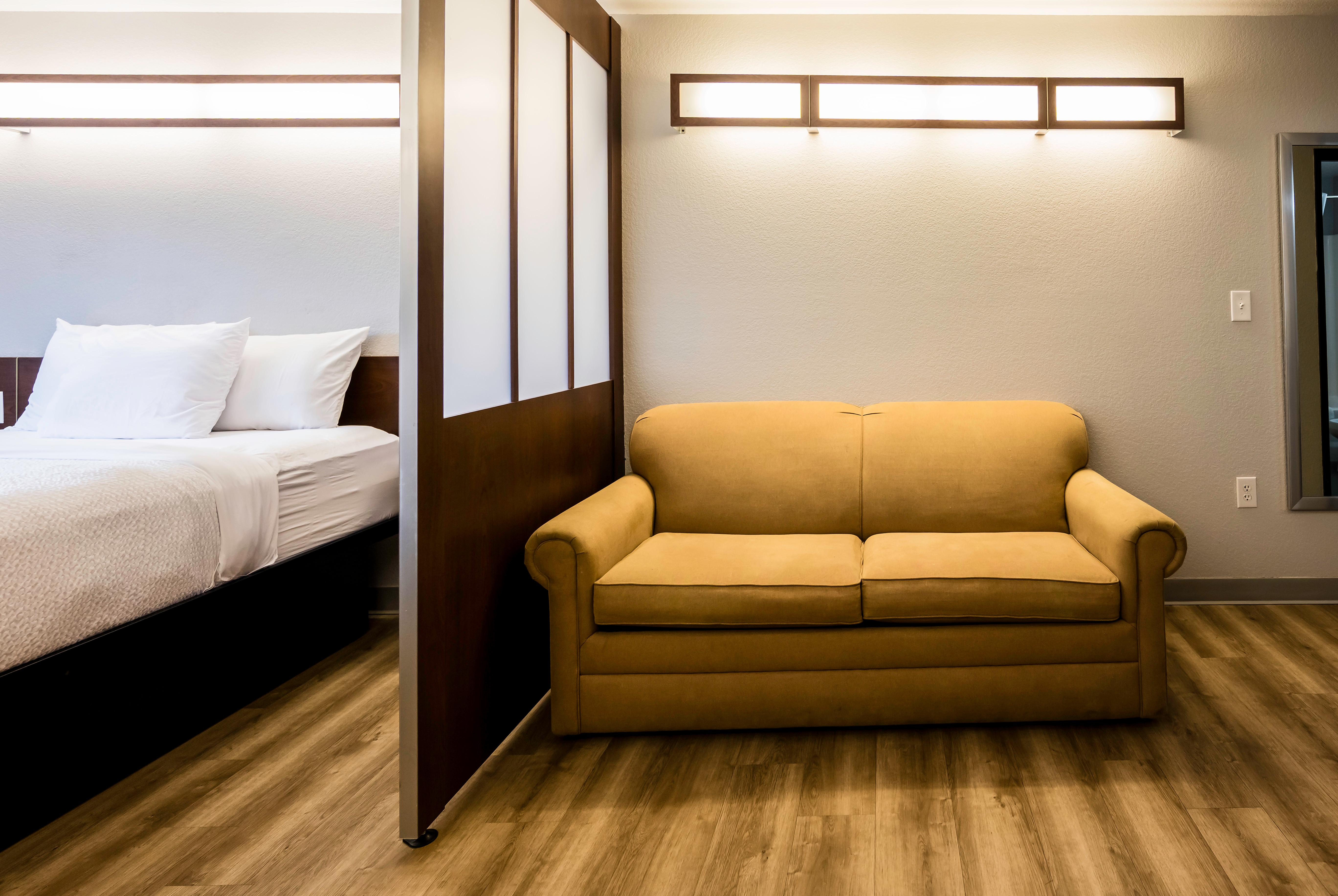 Guest room at the Microtel Inn & Suites by Wyndham Cheyenne in Cheyenne, Wyoming