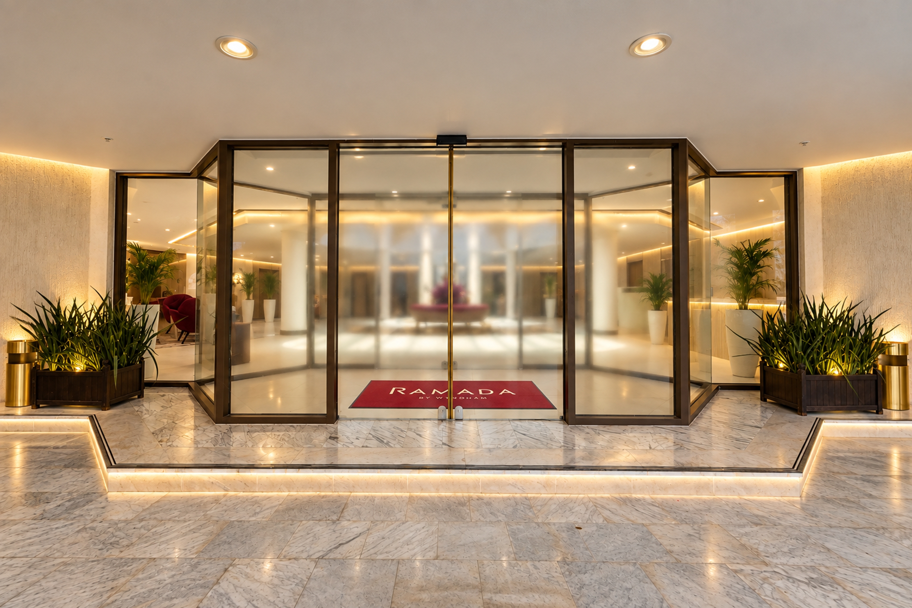 Exterior of Ramada by Wyndham Abu Dhabi Al Sharia hotel in Al Rahbah, Other than US/Canada