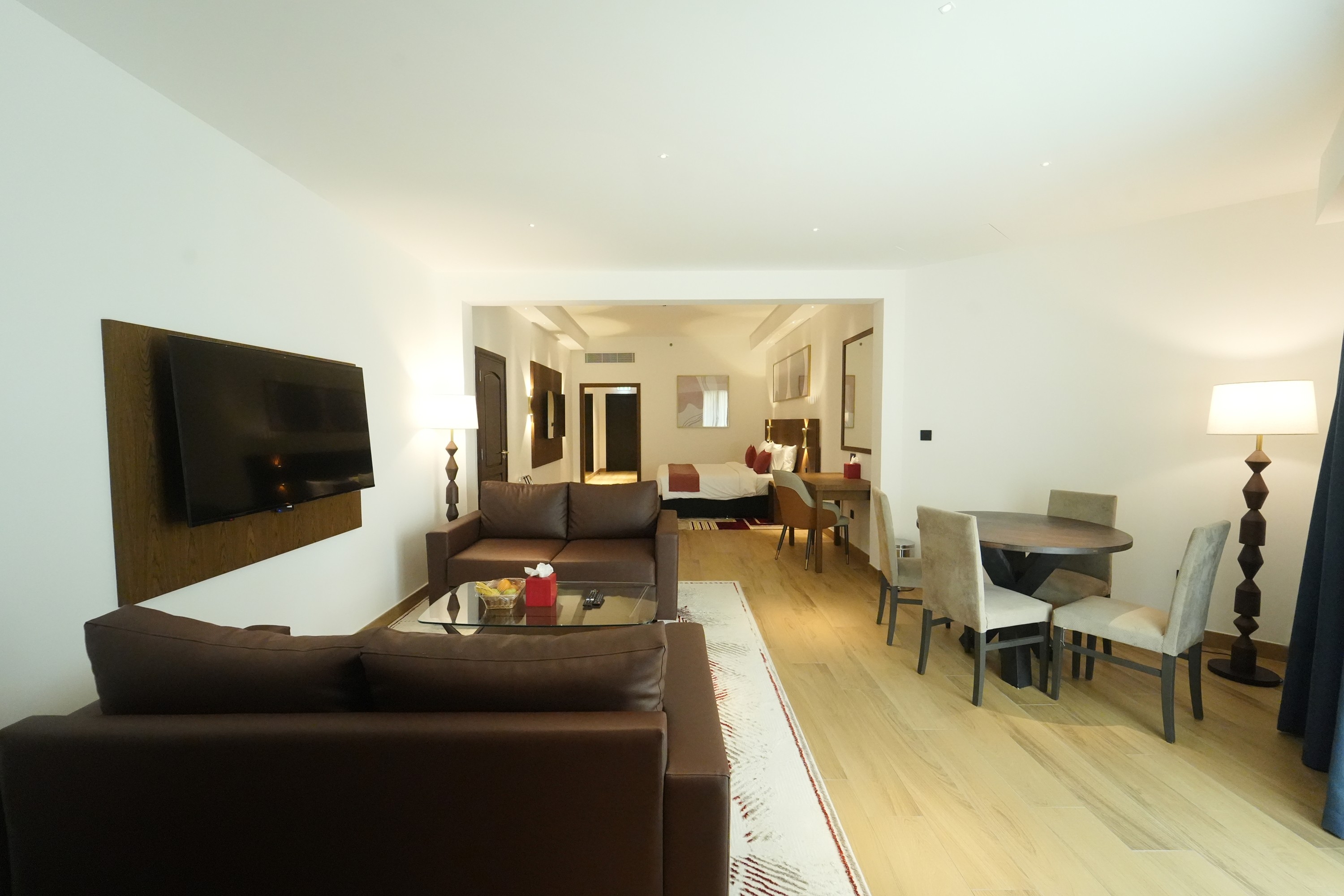 Guest room at the Ramada by Wyndham Abu Dhabi Al Sharia in Al Rahbah, Other than US/Canada