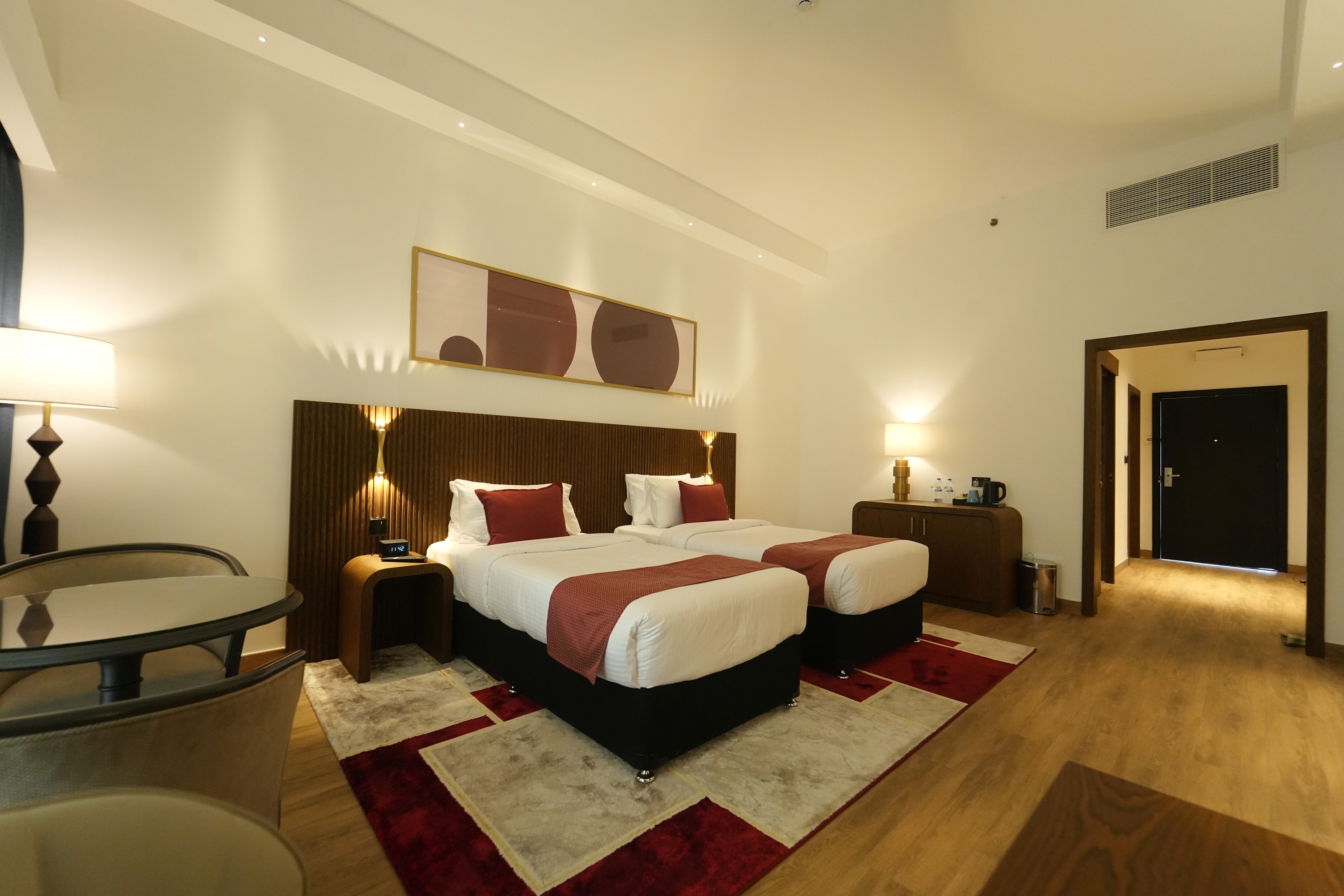 Guest room at the Ramada by Wyndham Abu Dhabi Al Sharia in Al Rahbah, Other than US/Canada