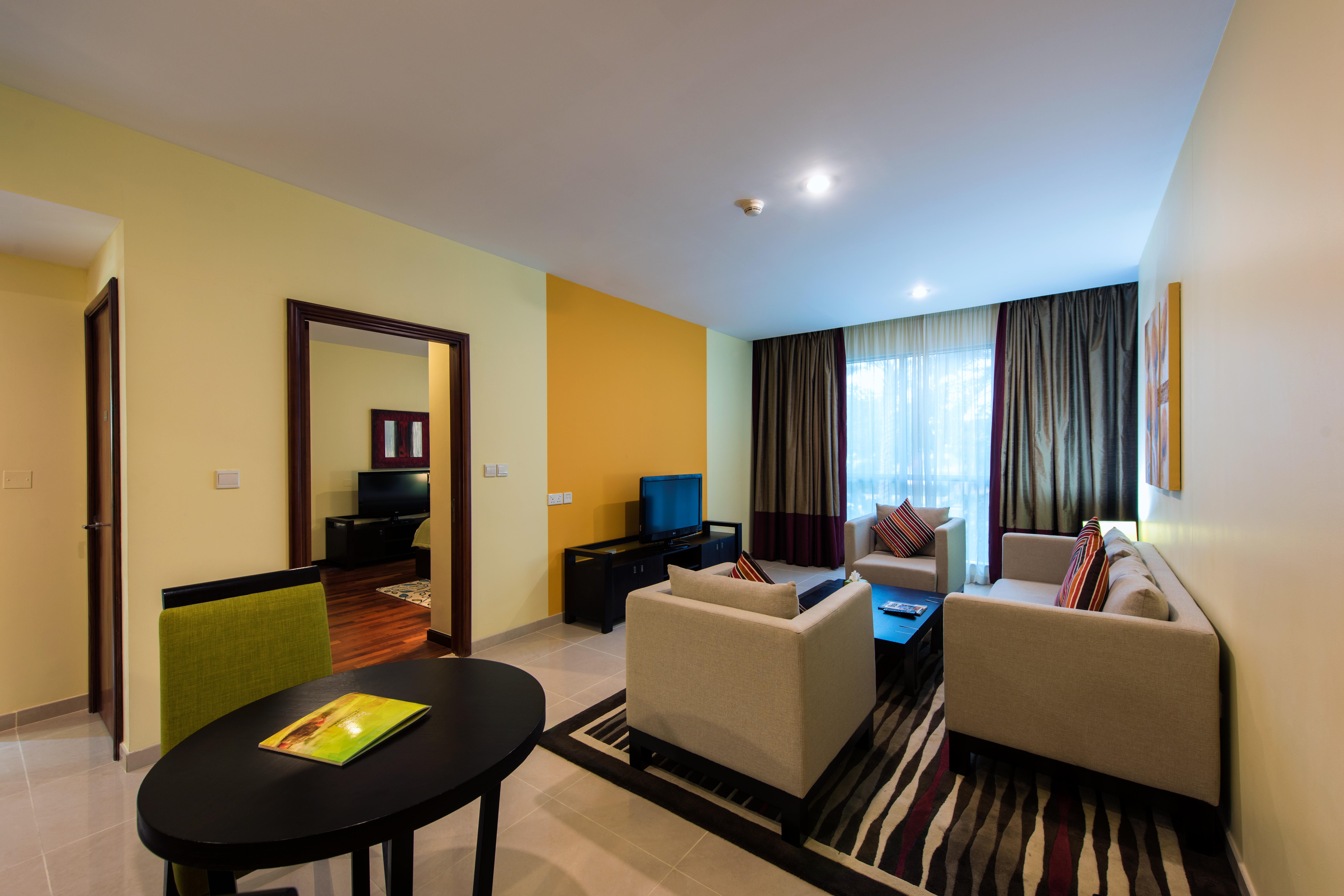 Guest room at the Ramada by Wyndham Downtown Dubai in Dubai, Other than US/Canada