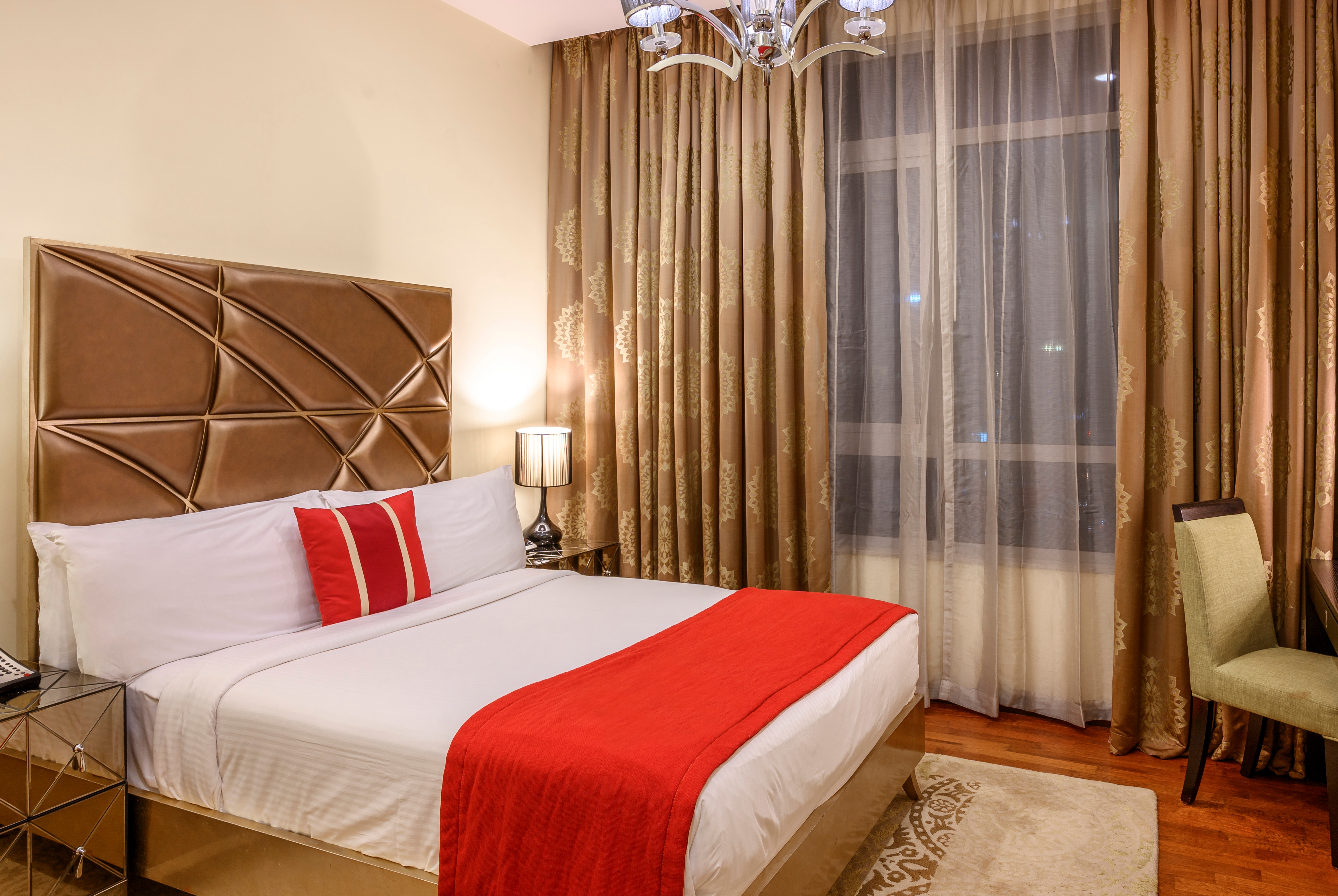 Guest room at the Ramada by Wyndham Downtown Dubai in Dubai, Other than US/Canada