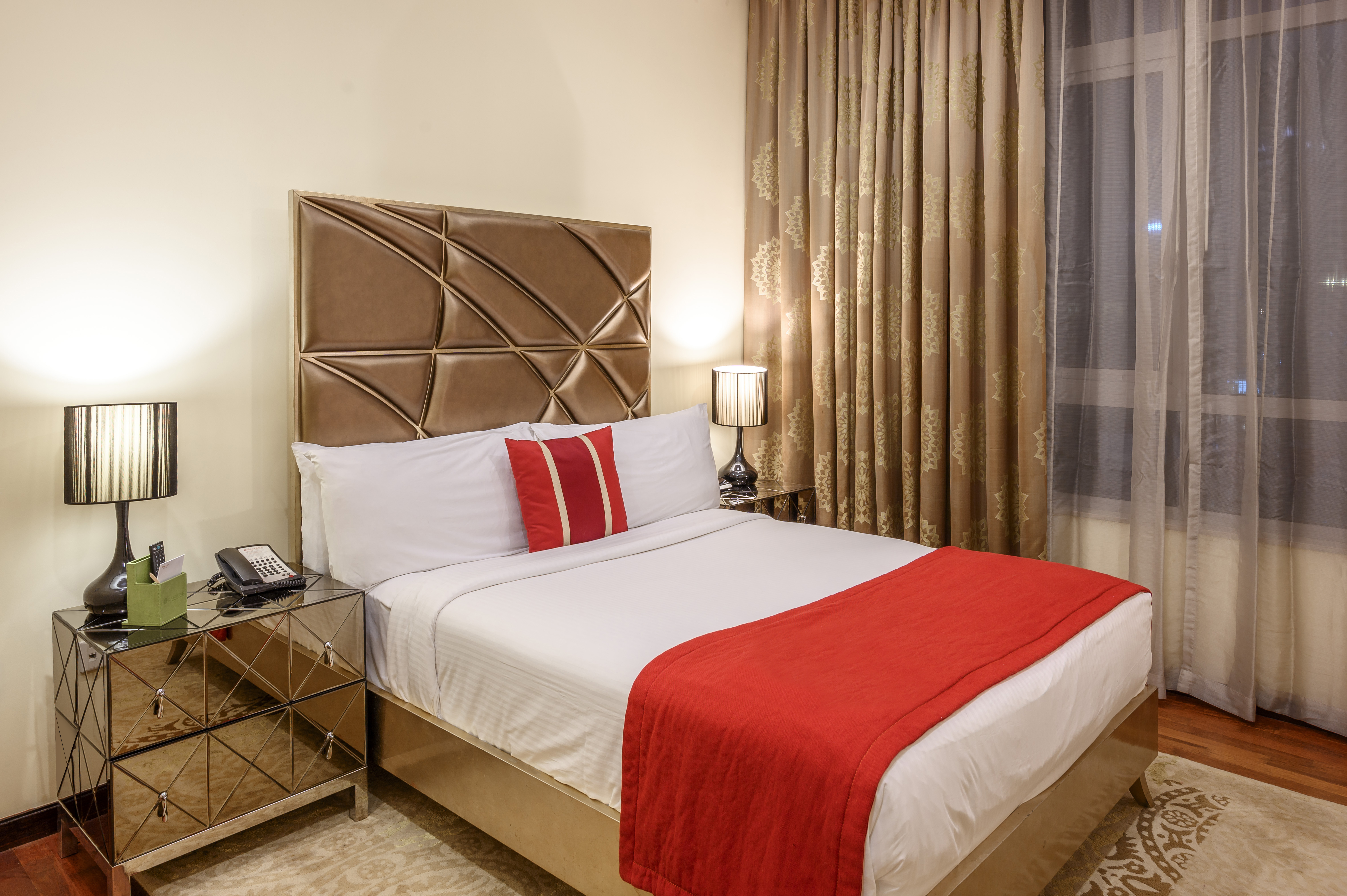 Guest room at the Ramada by Wyndham Downtown Dubai in Dubai, Other than US/Canada