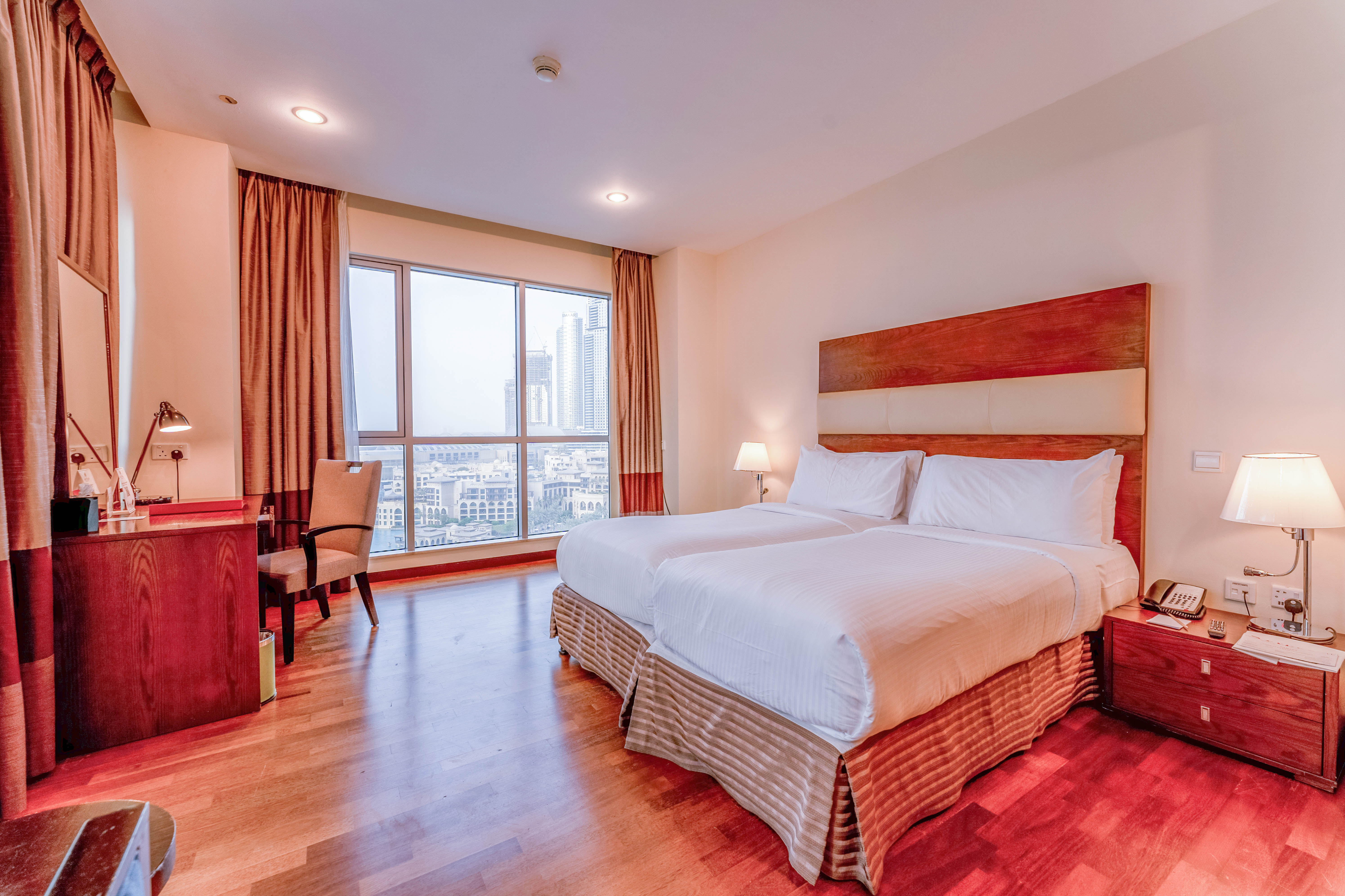 Guest room at the Ramada by Wyndham Downtown Dubai in Dubai, Other than US/Canada