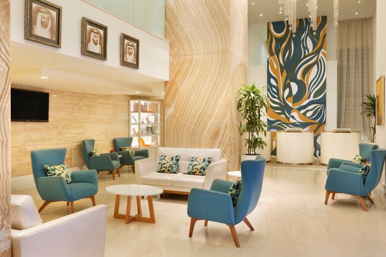 Ramada Downtown Dubai hotel lobby in Dubai, Other than US/Canada