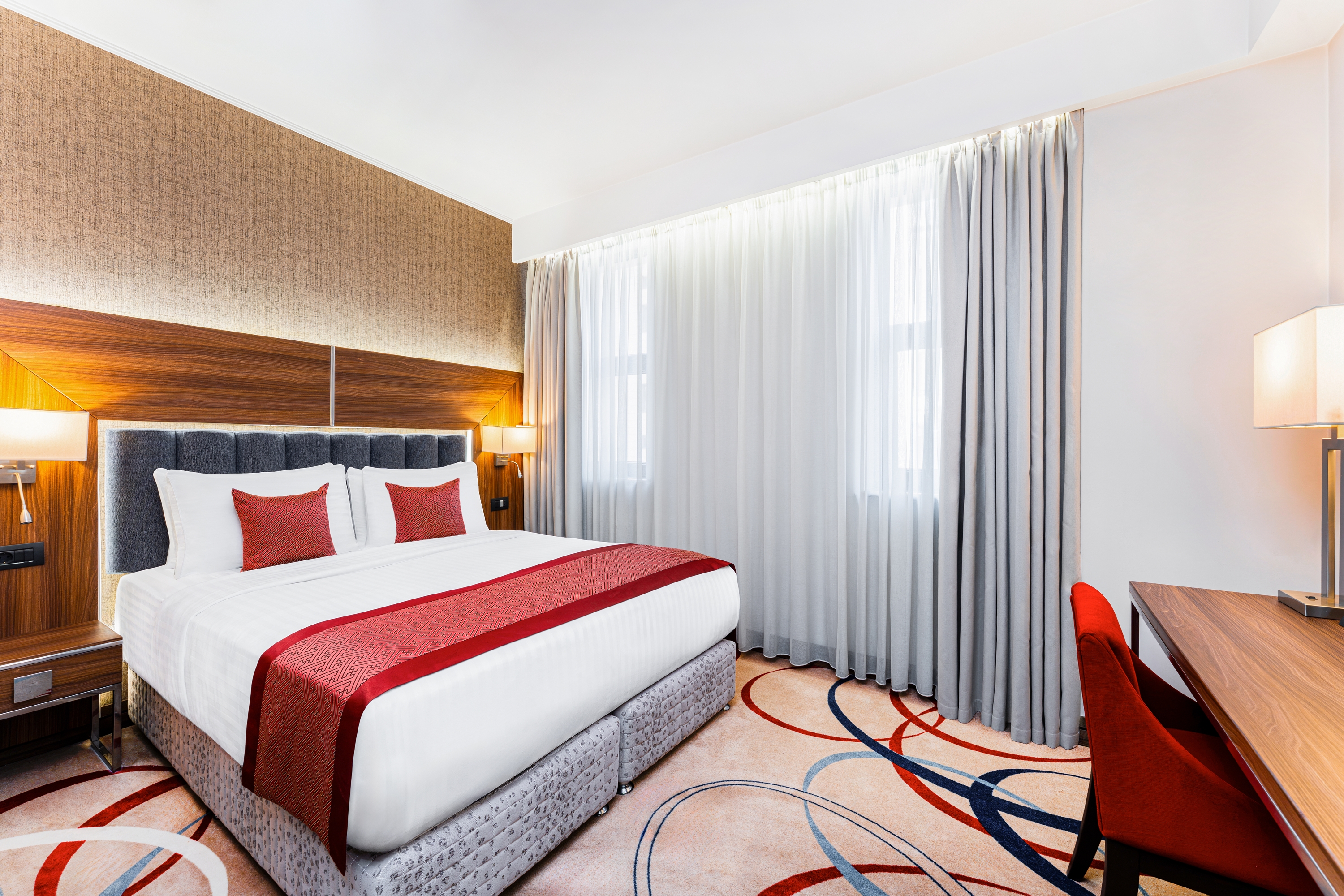 Guest room at the Ramada Hotel & Suites by Wyndham Yerevan in Yerevan, Other than US/Canada