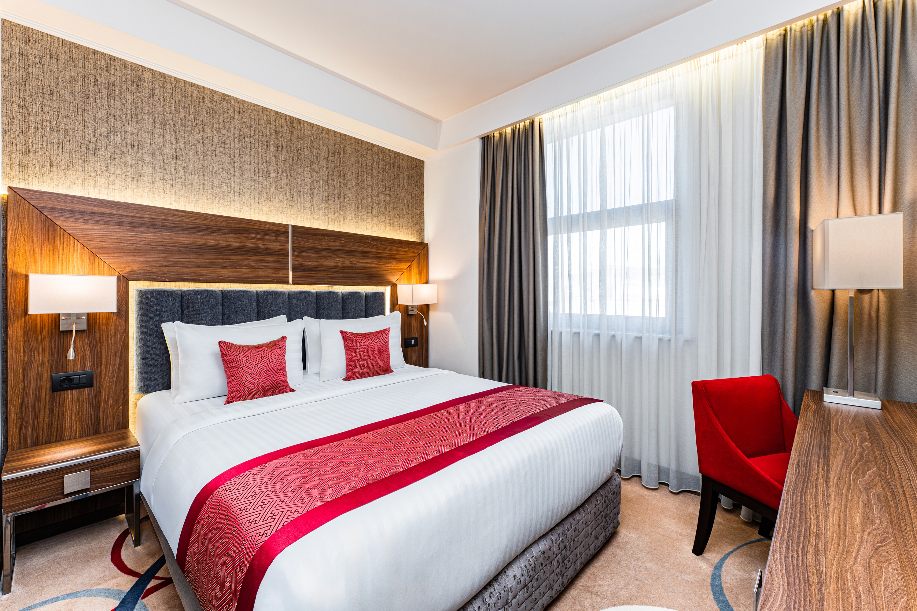 Guest room at the Ramada Hotel & Suites by Wyndham Yerevan in Yerevan, Other than US/Canada