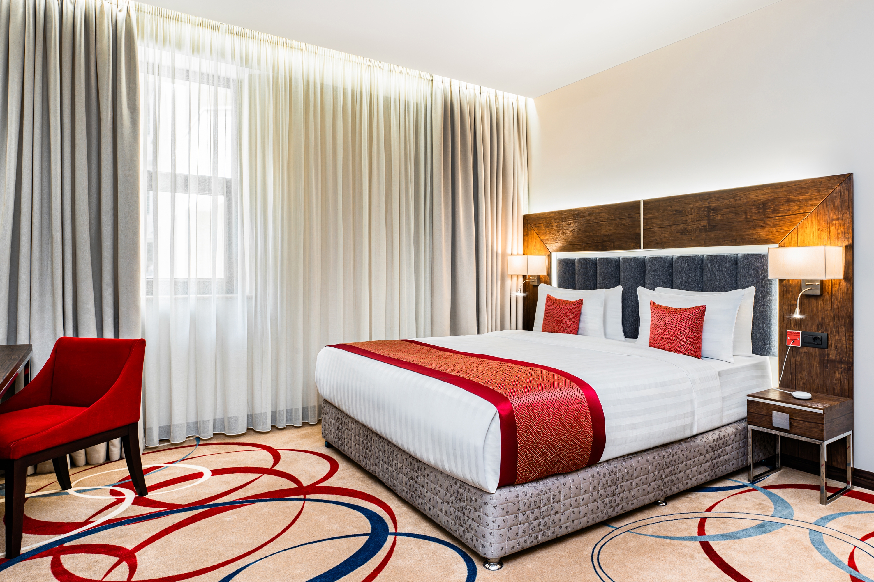 Guest room at the Ramada Hotel & Suites by Wyndham Yerevan in Yerevan, Other than US/Canada