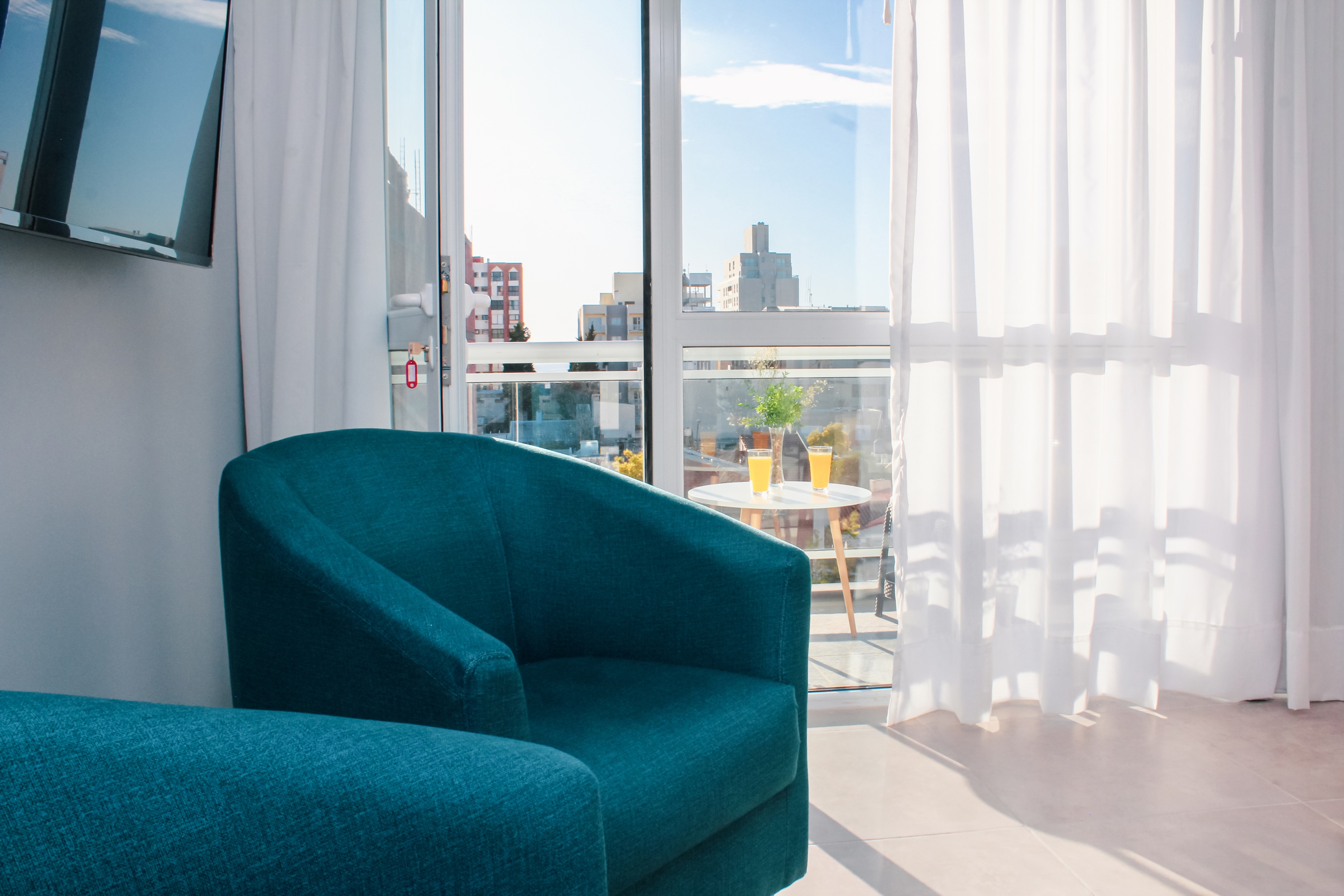 Guest room at the Ramada Residences by Wyndham Puerto Madryn CQ Mitre in Puerto Madryn, Other than US/Canada