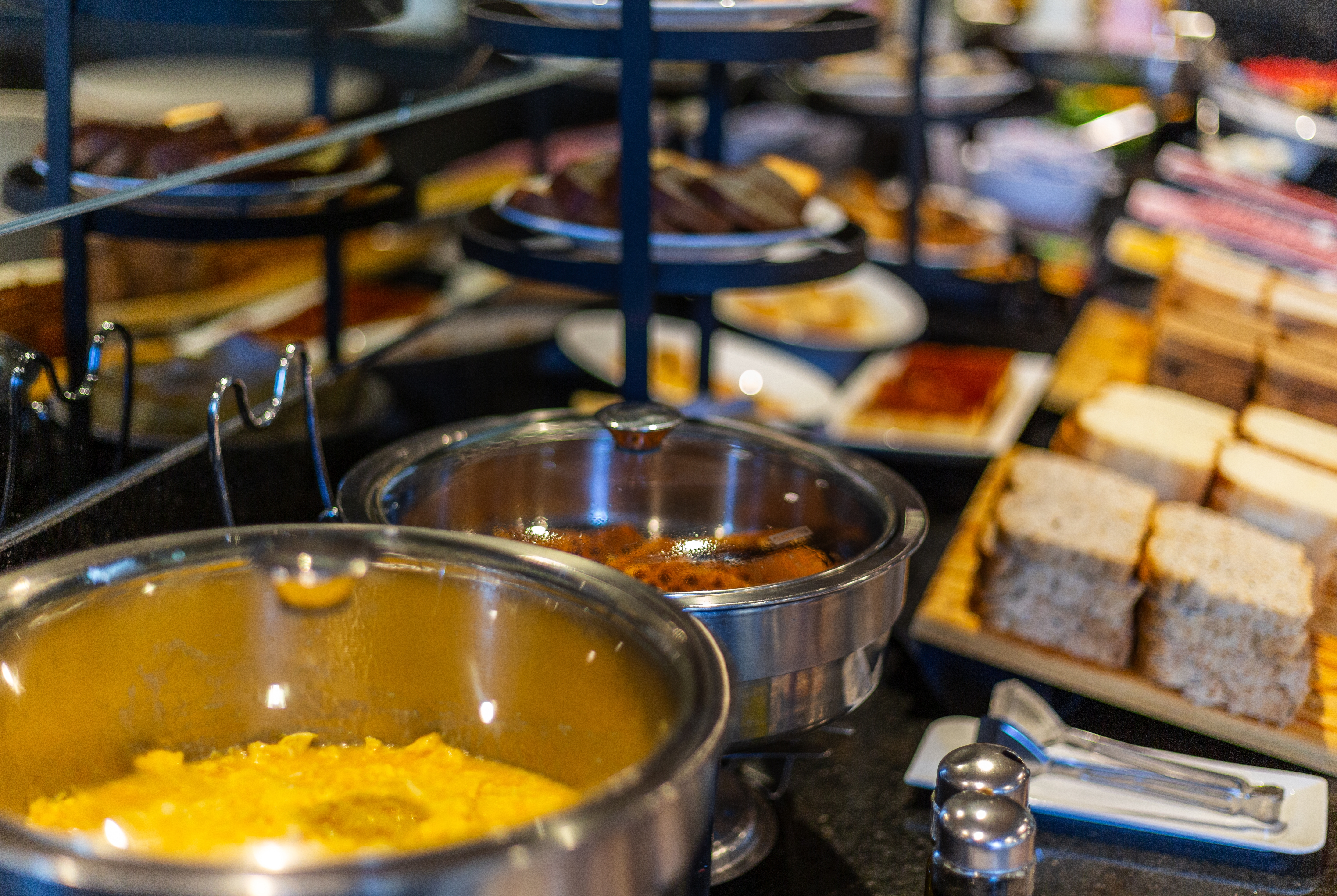Ramada Plaza by Wyndham Tucuman restaurant breakfast area close up in San Miguel de Tucuman, Other than US/Canada