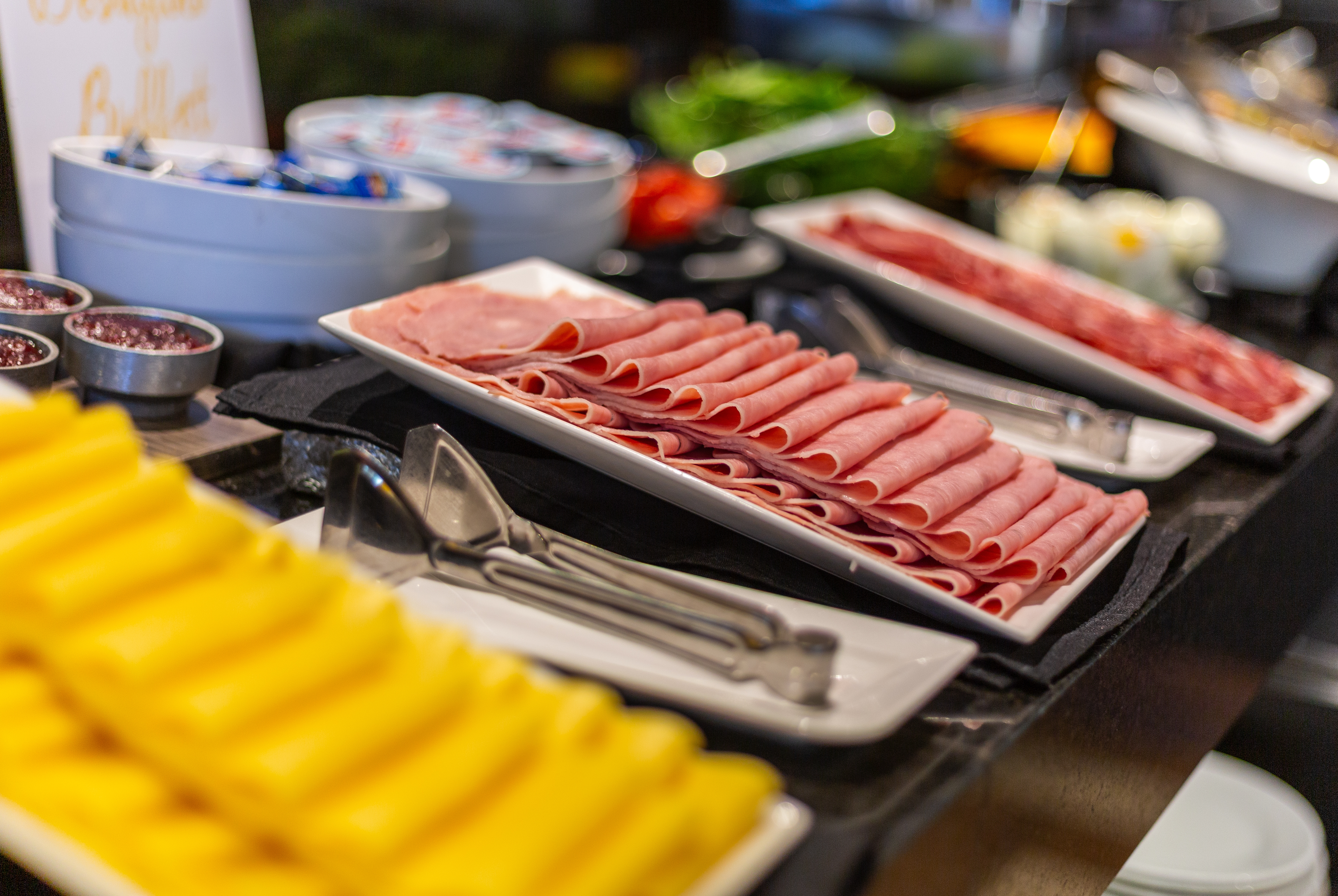 Ramada Plaza by Wyndham Tucuman restaurant breakfast area close up in San Miguel de Tucuman, Other than US/Canada