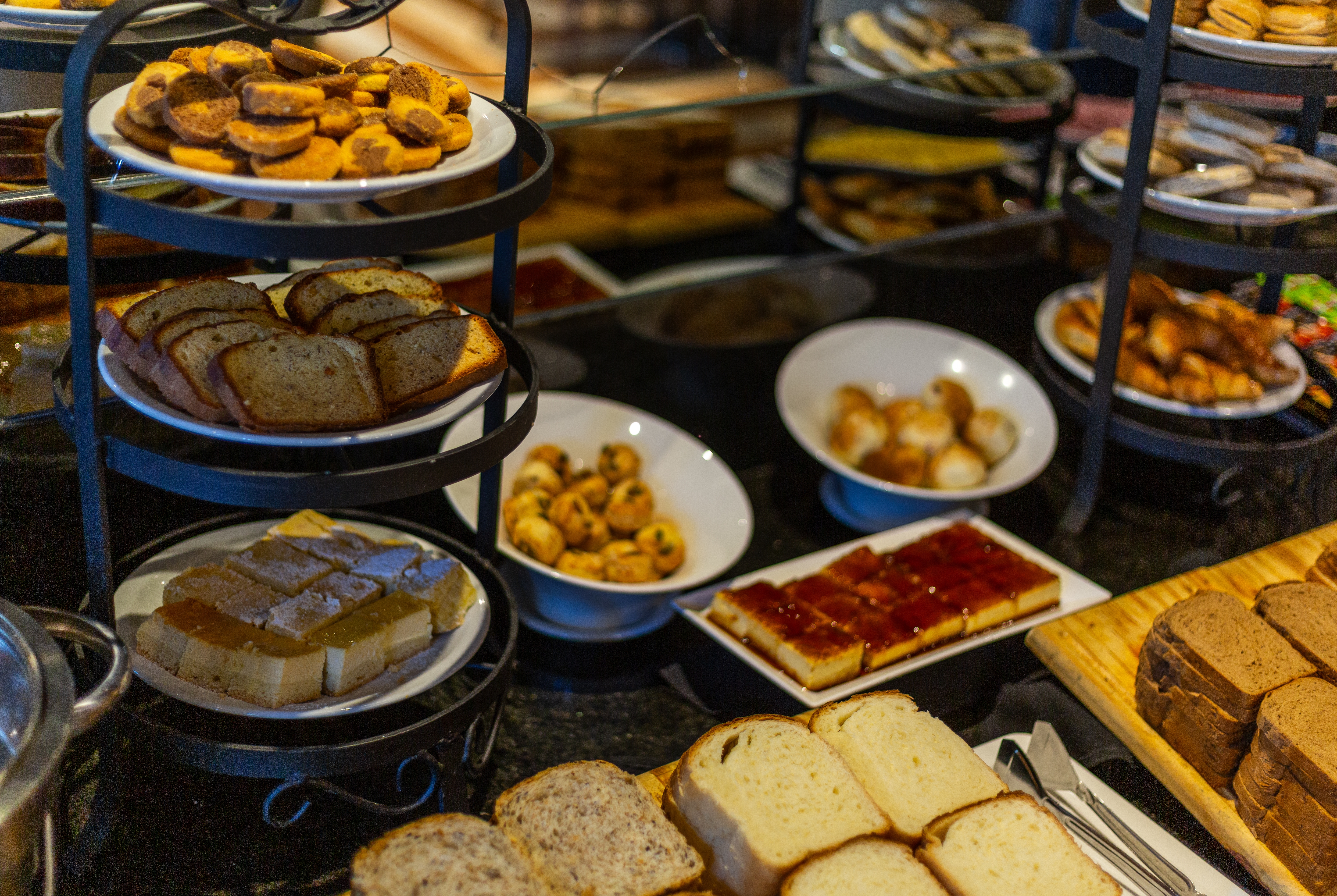 Ramada Plaza by Wyndham Tucuman restaurant breakfast area close up in San Miguel de Tucuman, Other than US/Canada
