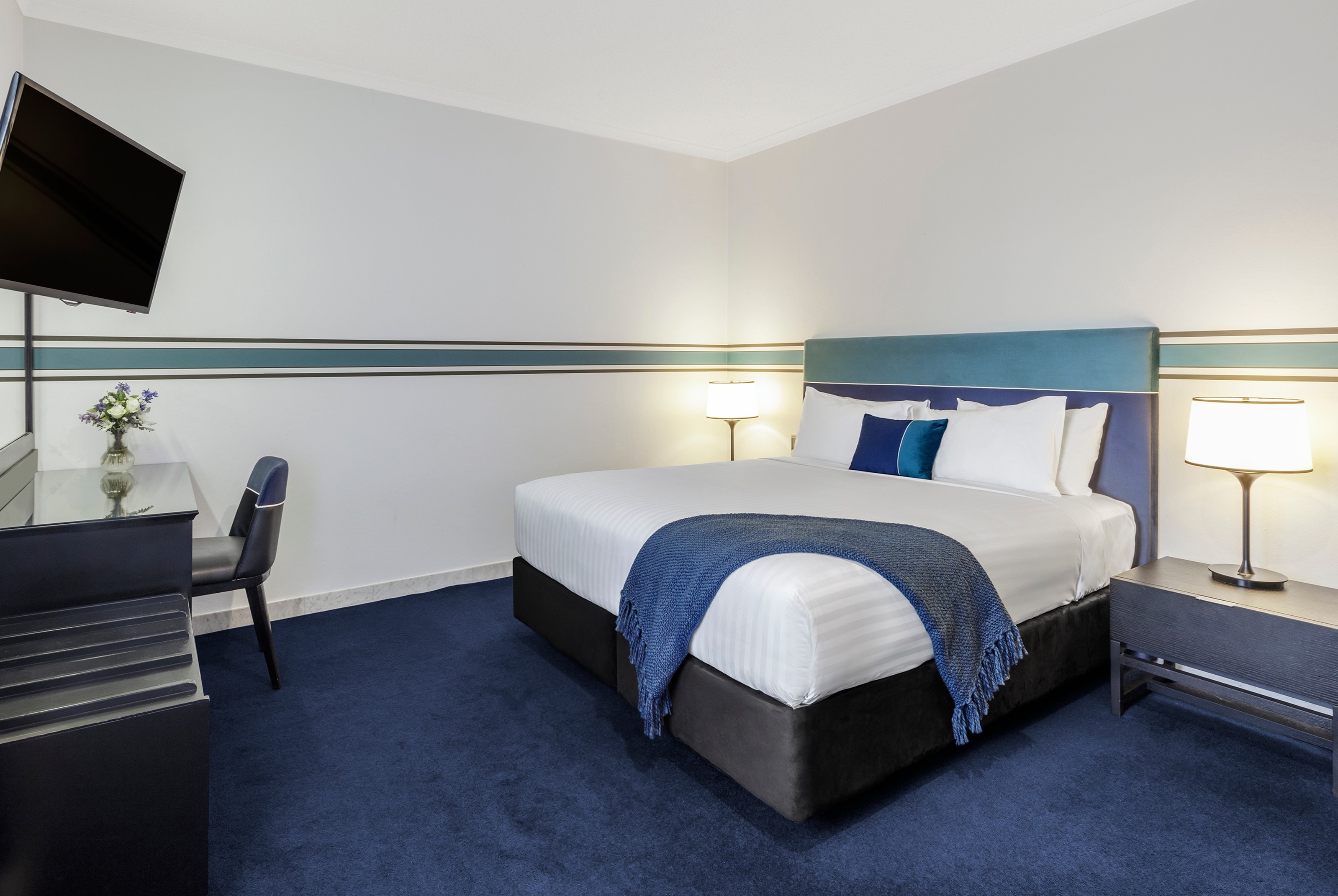 Guest room at the Ramada by Wyndham Diplomat Canberra in Canberra, Other than US/Canada