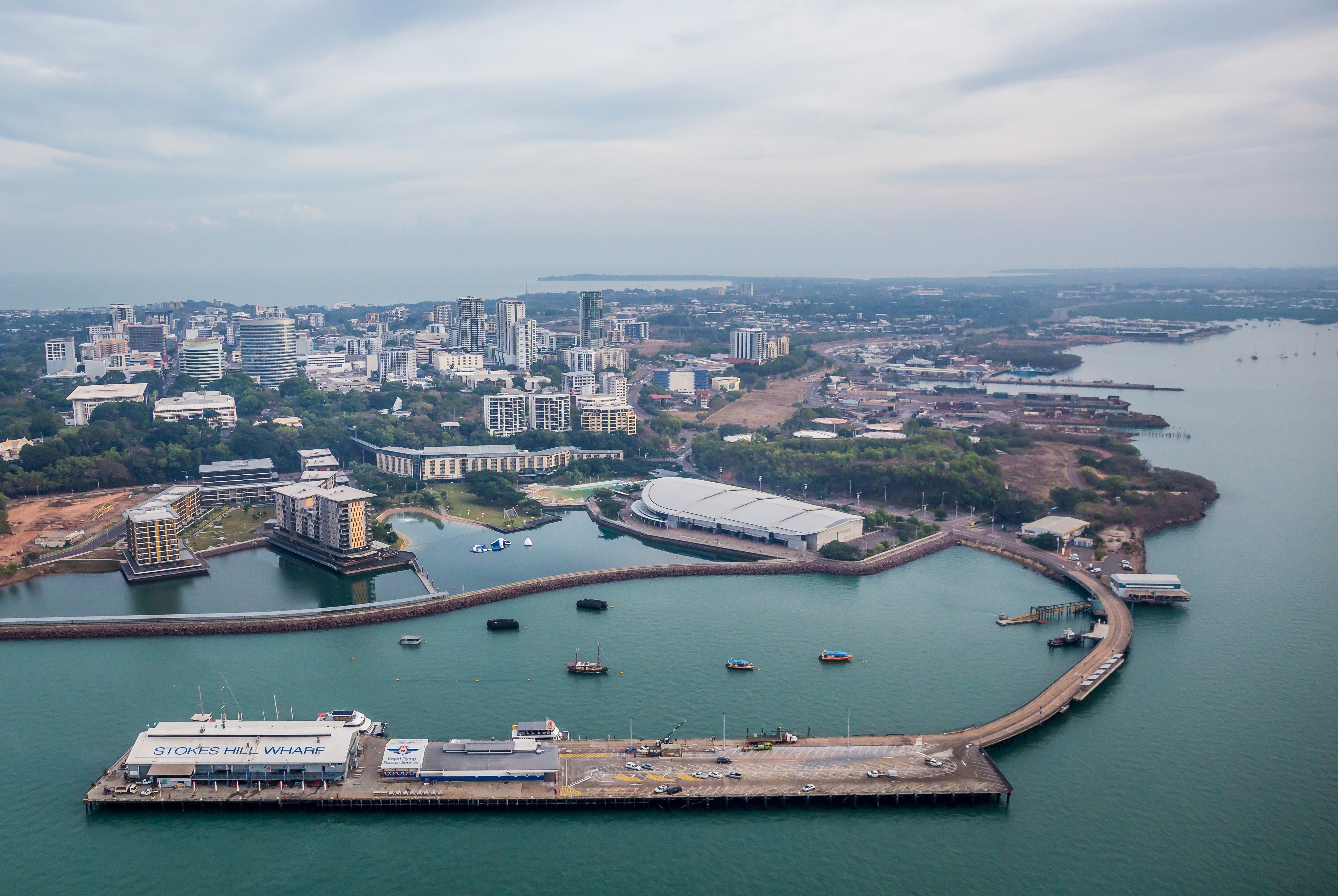 Aerial View of Ramada Suites by Wyndham Zen Quarter Darwin hotel in Darwin, Other than US/Canada