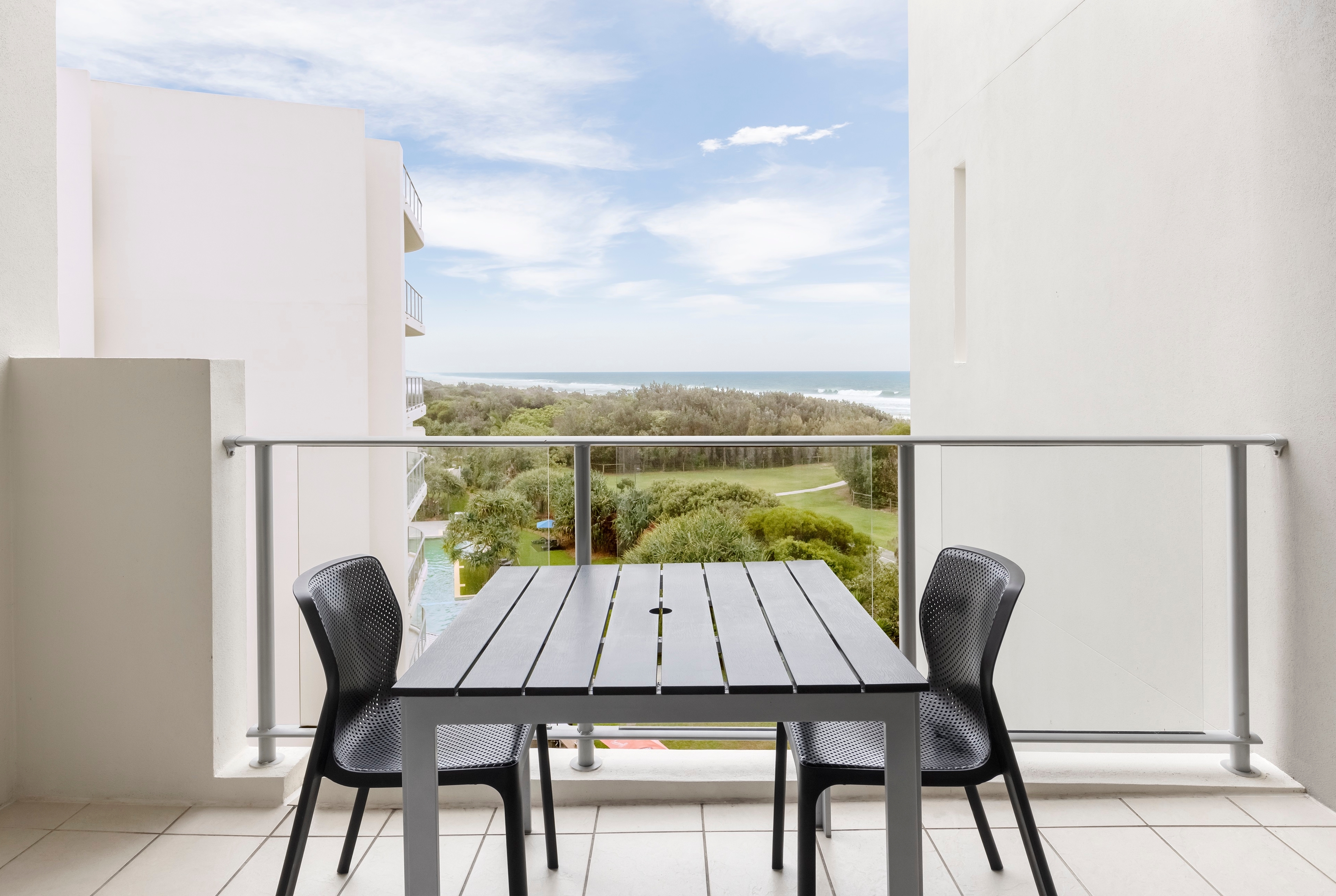 Guest room patio at the Ramada By Wyndham Marcoola Beach in Marcoola, Other than US/Canada