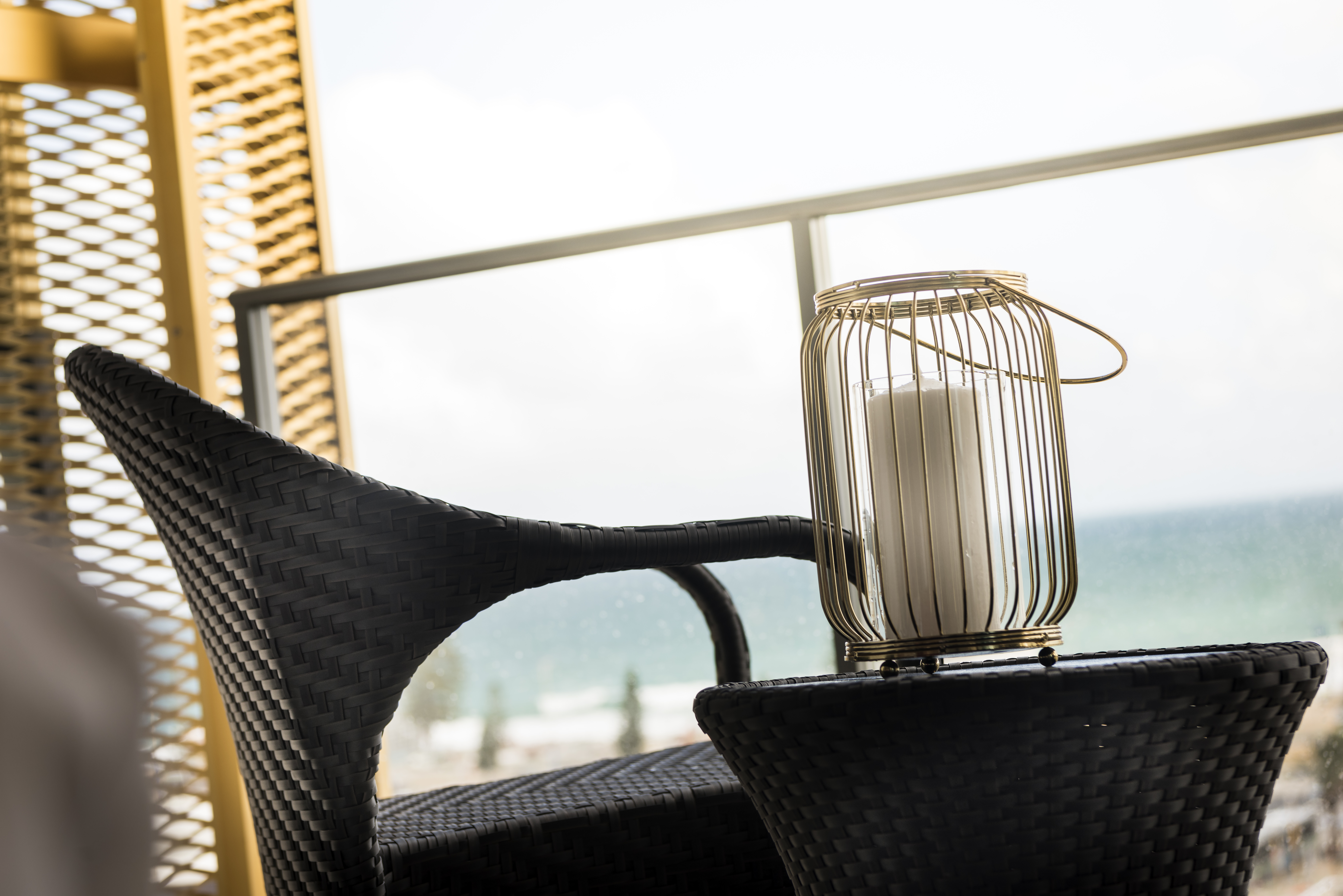 Guest room patio at the Ramada by Wyndham VetroBlu Scarborough Beach in Scarborough Beach, Other than US/Canada