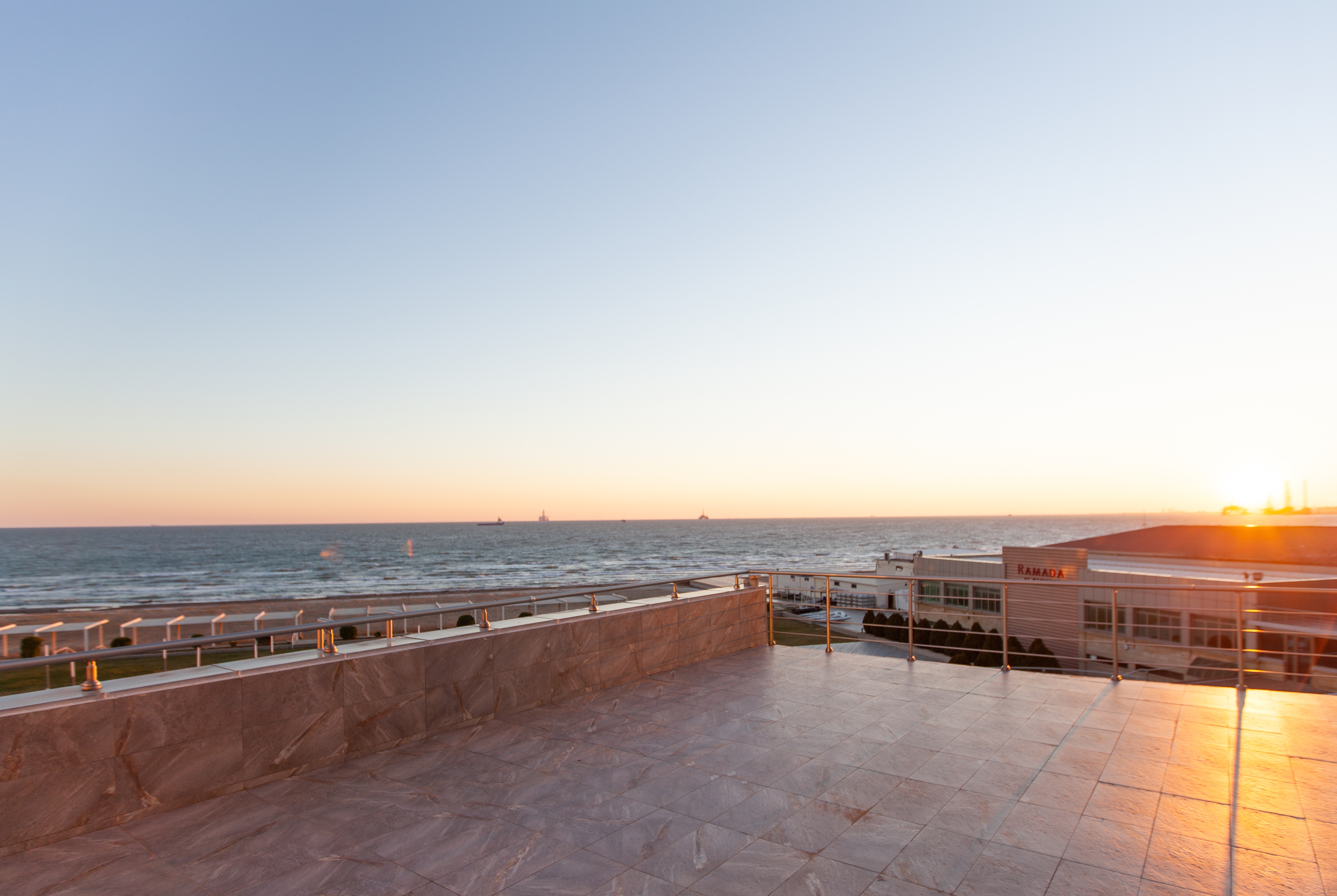 Exterior of Ramada by Wyndham Baku hotel in Baku, Other than US/Canada