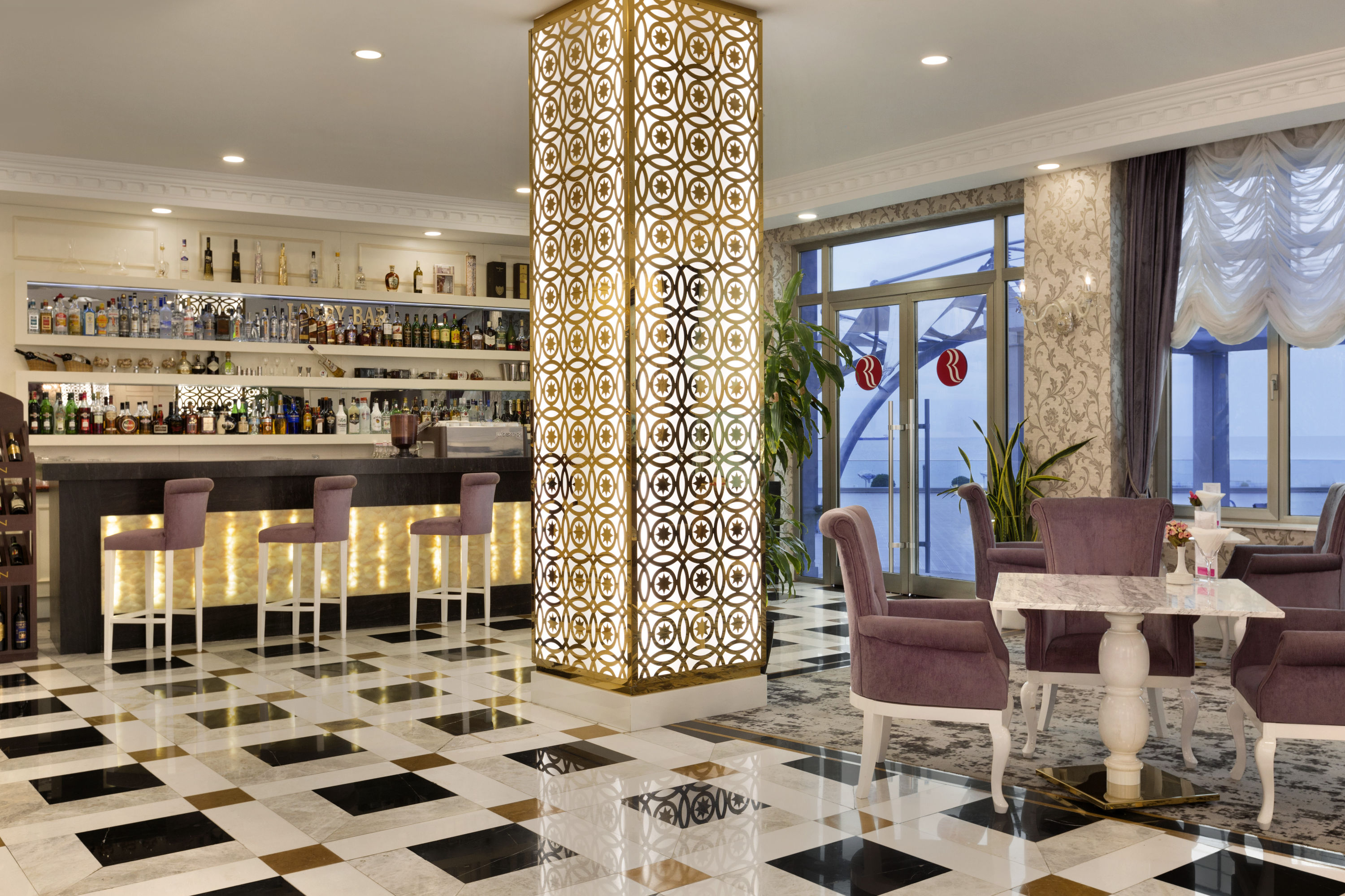 Lobby bar at Ramada by Wyndham Baku in Baku, Other than US/Canada