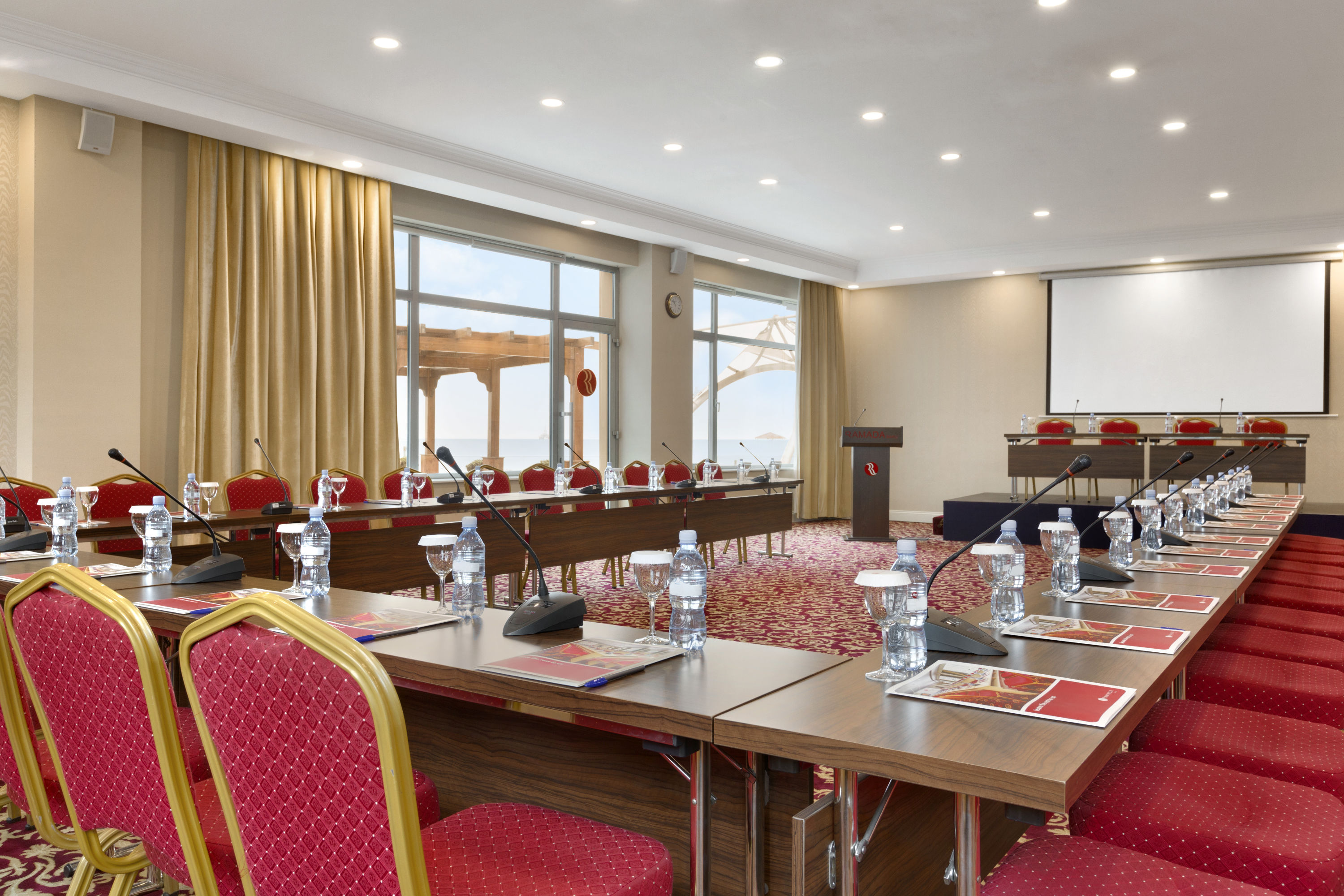 U-shape meeting room at Ramada by Wyndham Baku in Baku, Other than US/Canada
