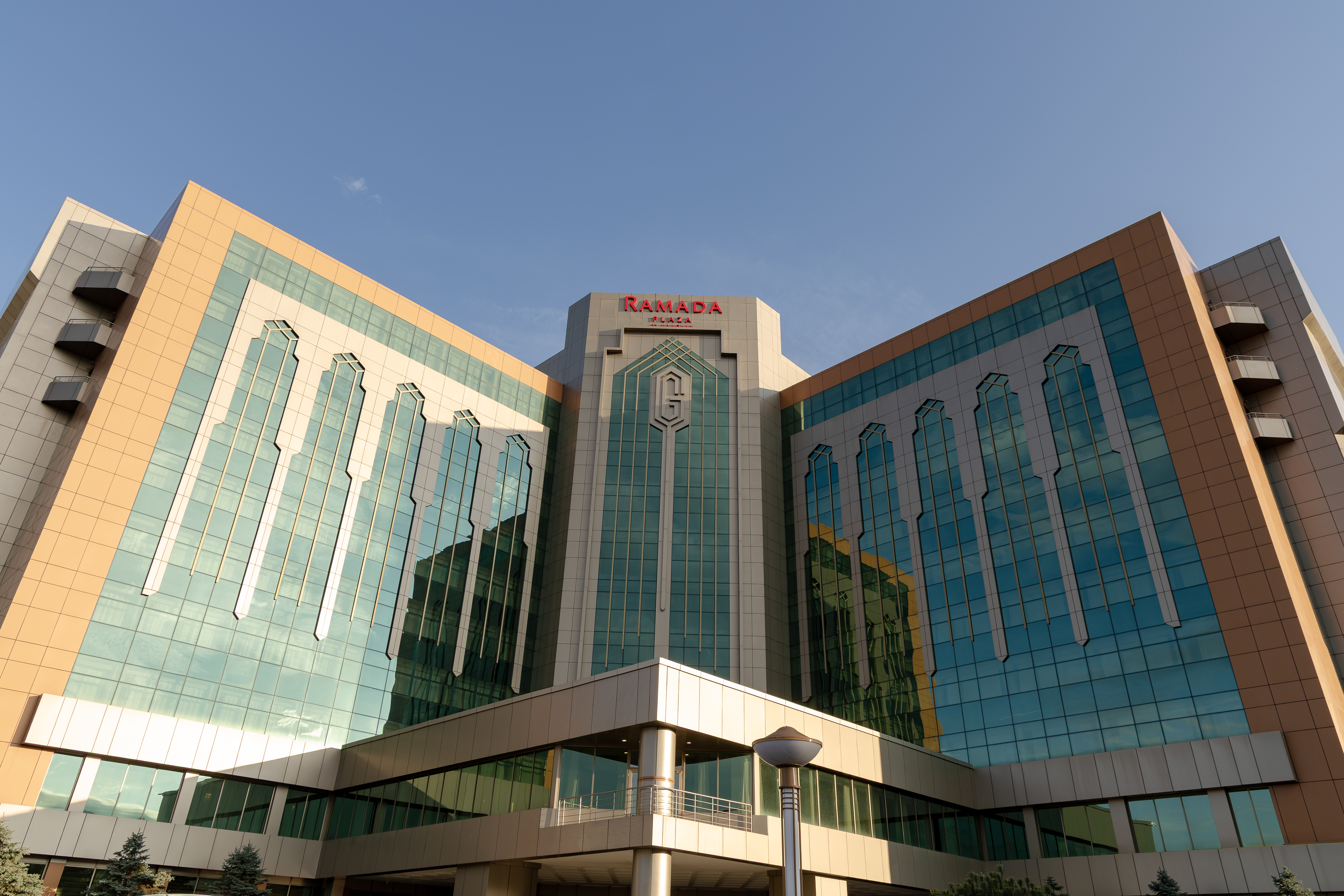 Exterior of Ramada Plaza by Wyndham Gence hotel in Gence, Other than US/Canada
