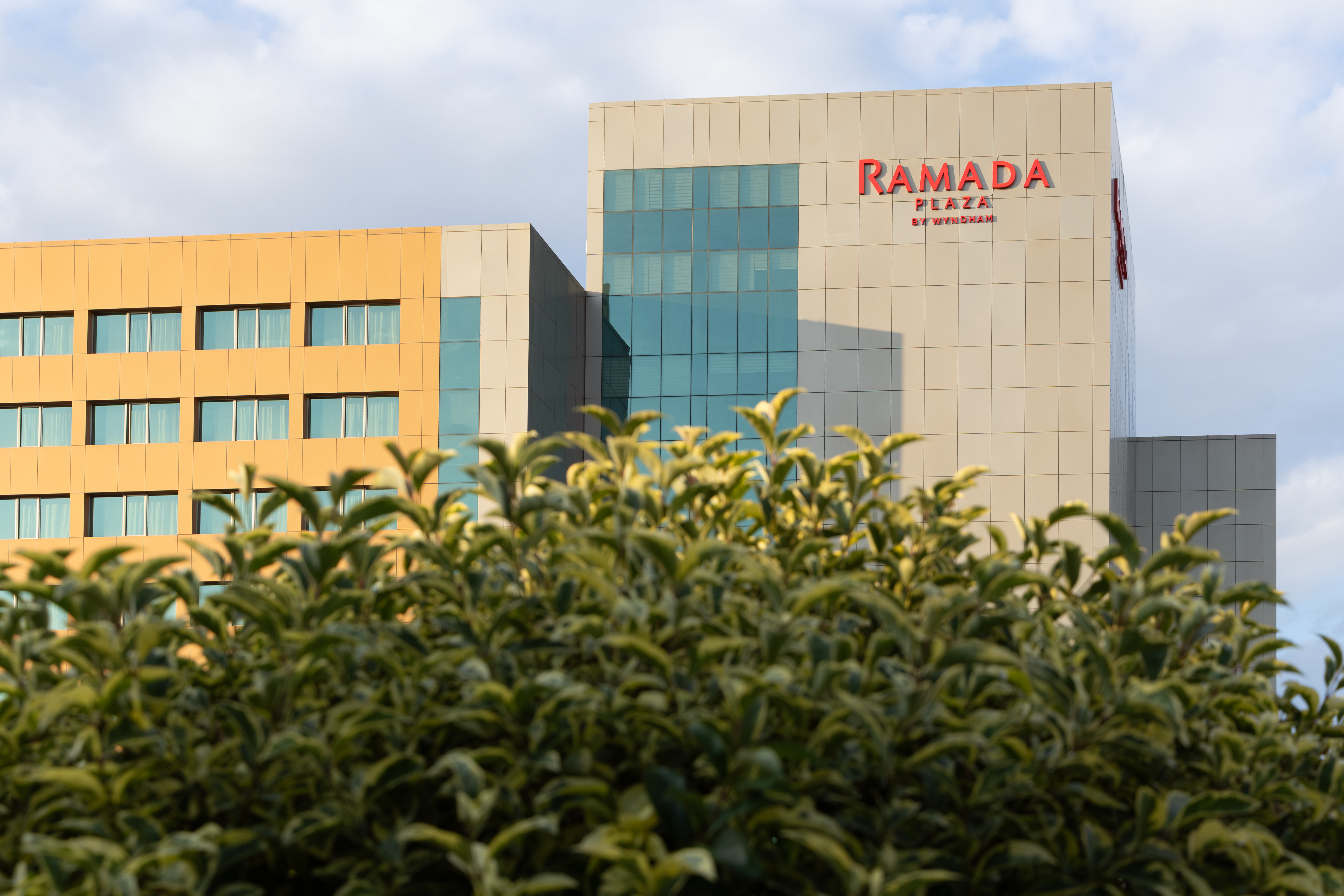 Exterior of Ramada Plaza by Wyndham Gence hotel in Gence, Other than US/Canada