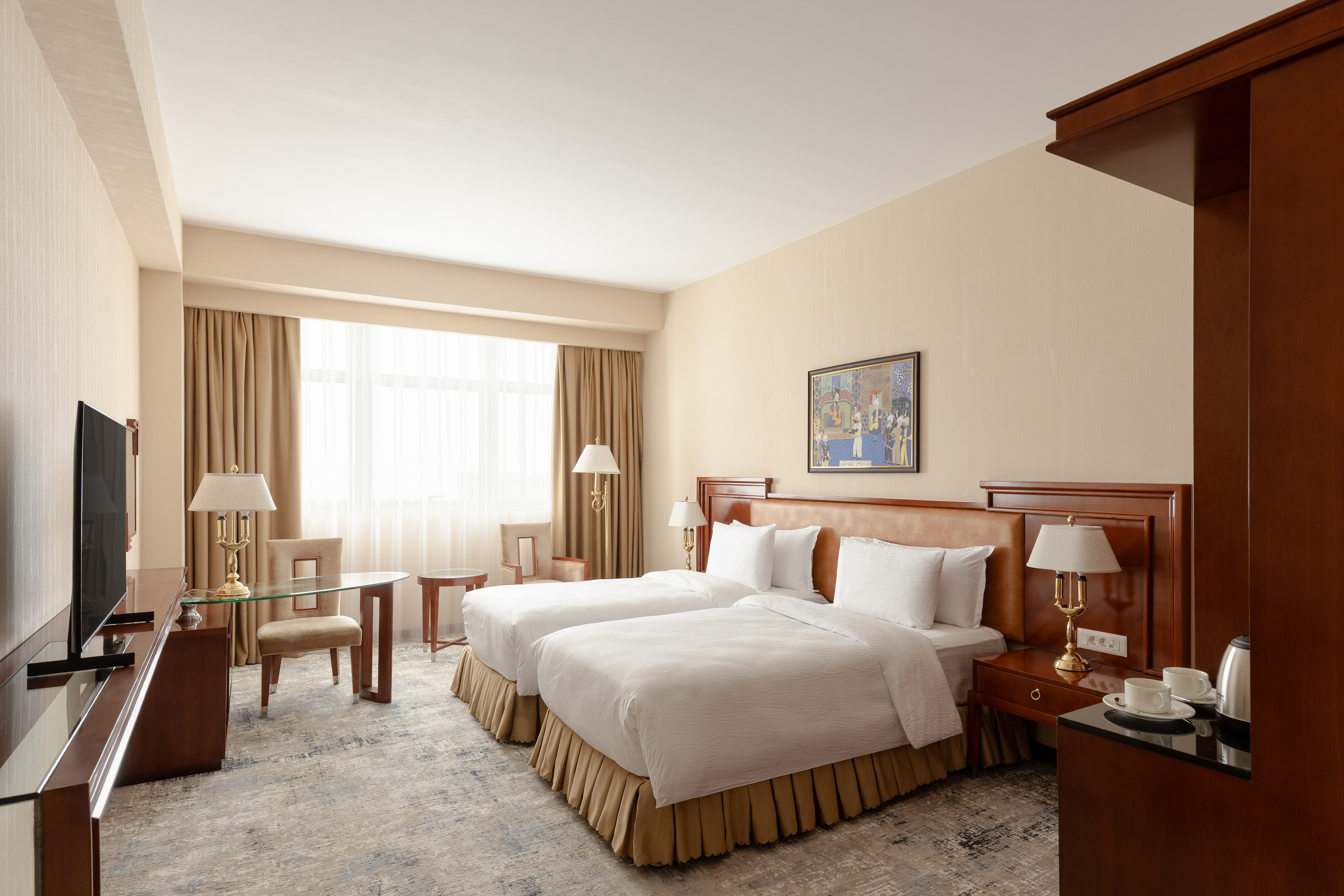 Guest room at the Ramada Plaza by Wyndham Gence in Gence, Other than US/Canada