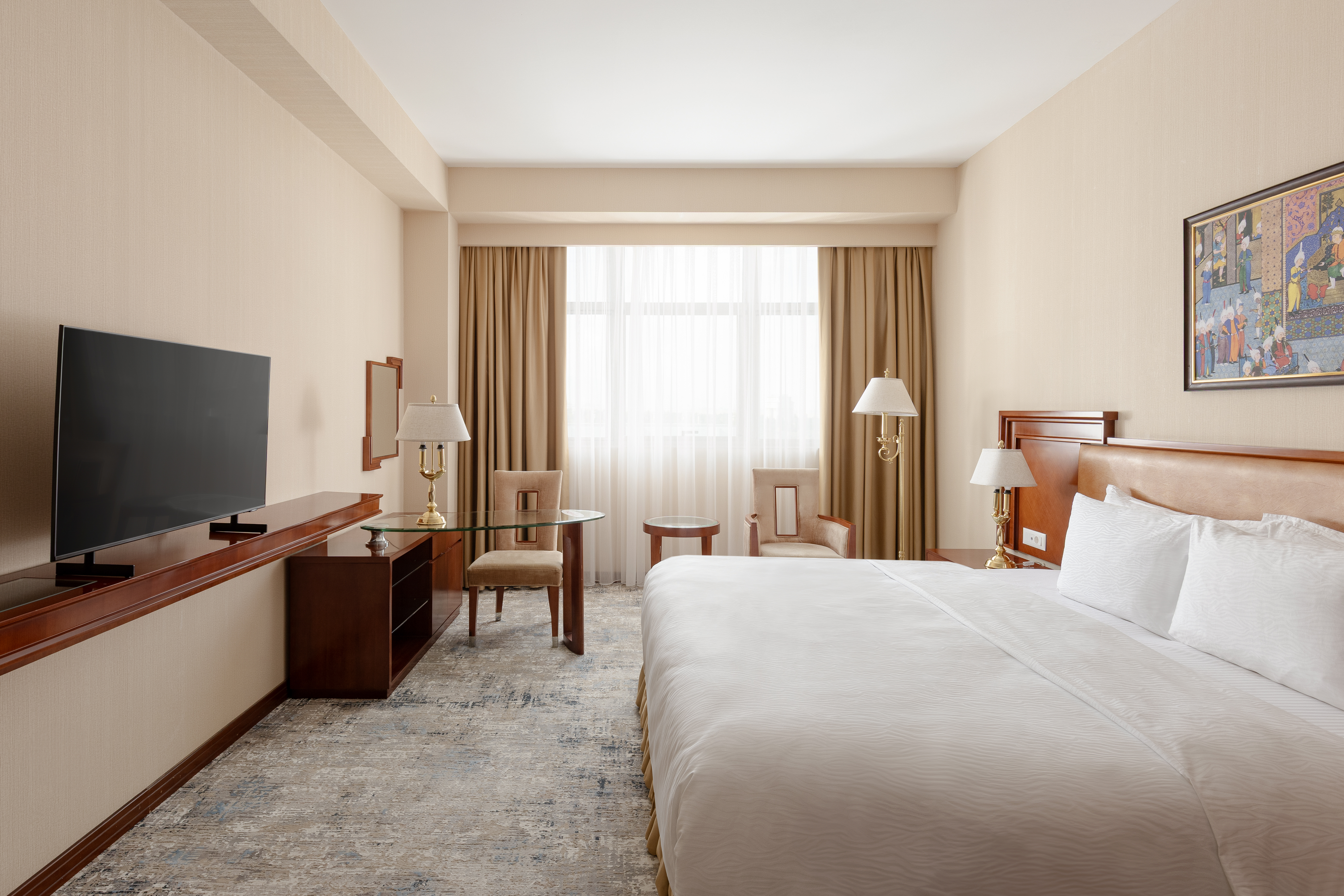 Guest room at the Ramada Plaza by Wyndham Gence in Gence, Other than US/Canada