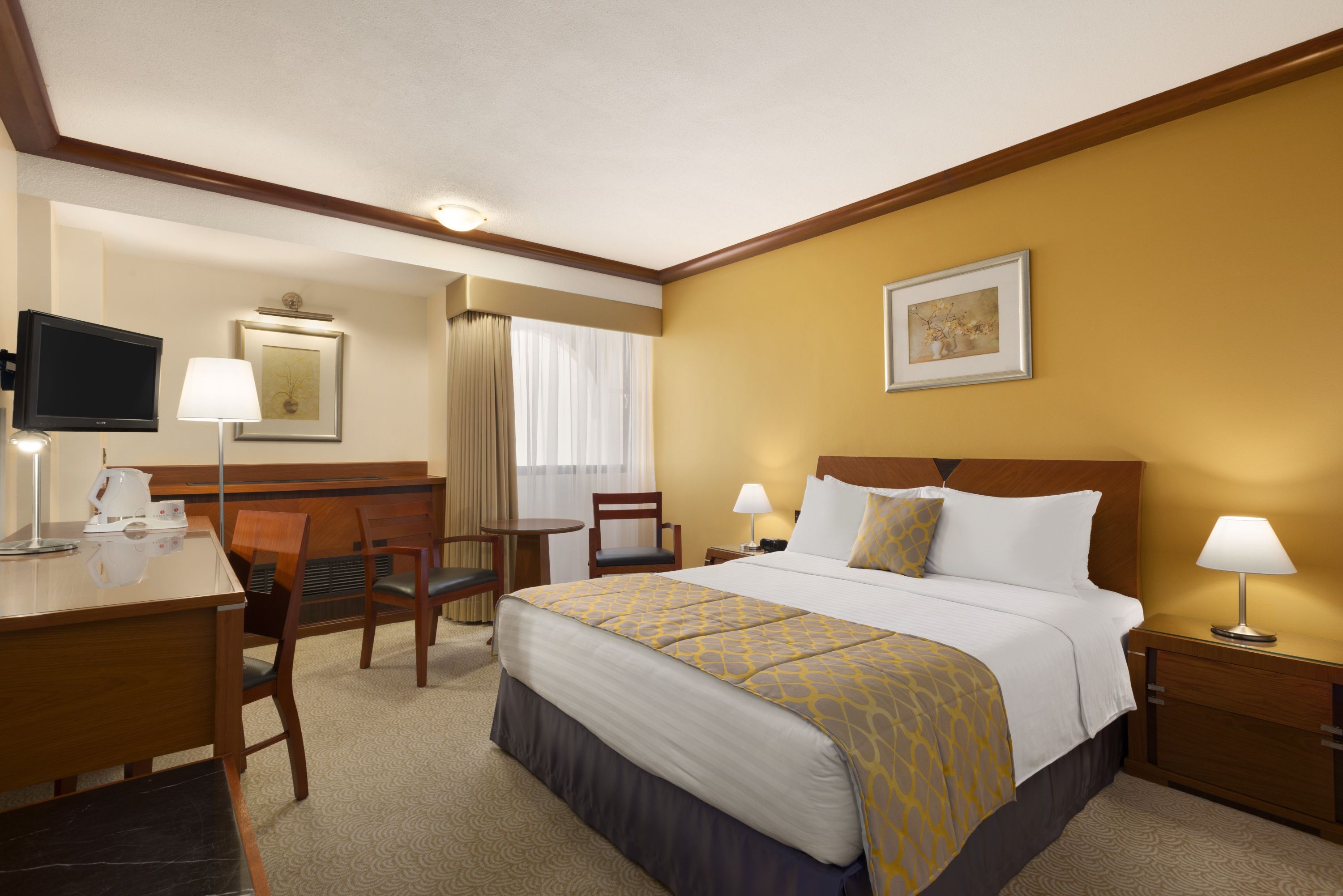 Guest room at the Ramada by Wyndham Bahrain in Manama, Other than US/Canada