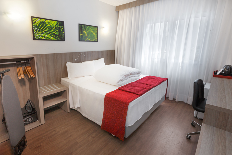 Guest room at the Ramada by Wyndham Campinas Viracopos in Campinas, Other than US/Canada