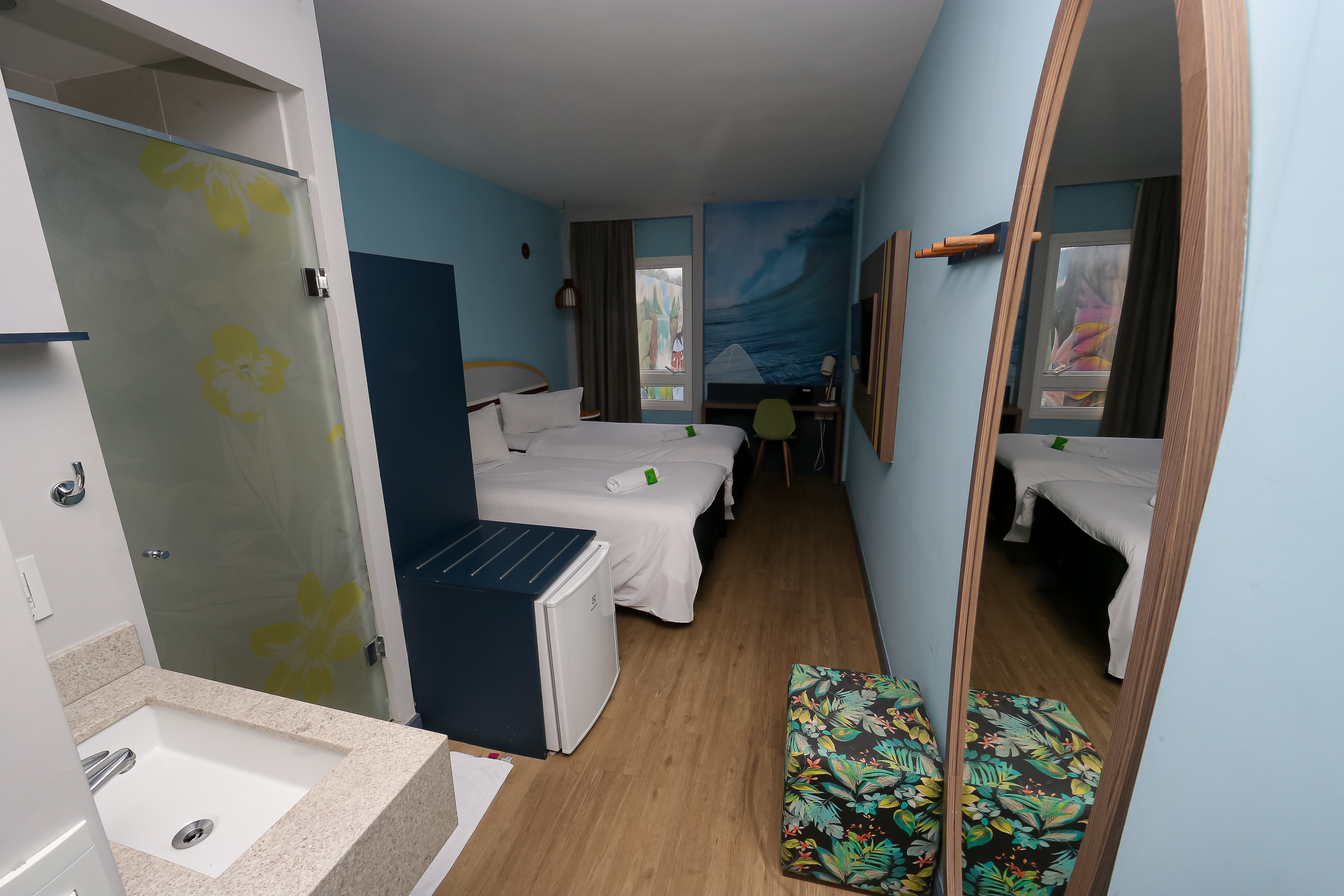 Guest room at the Ramada Encore by Wyndham Guaruja Praia in Guaruja, Other than US/Canada