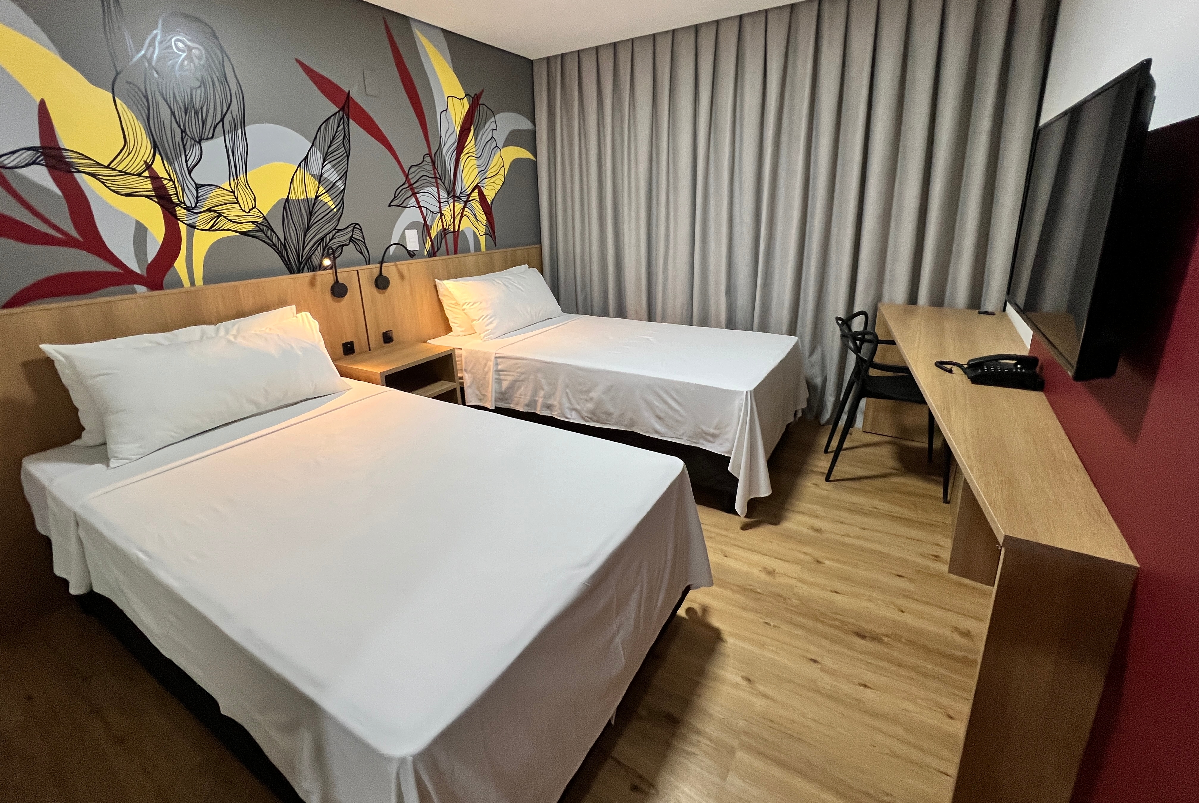 Guest room at the Ramada Encore by Wyndham Ponta Grossa in Ponta Grossa, Other than US/Canada