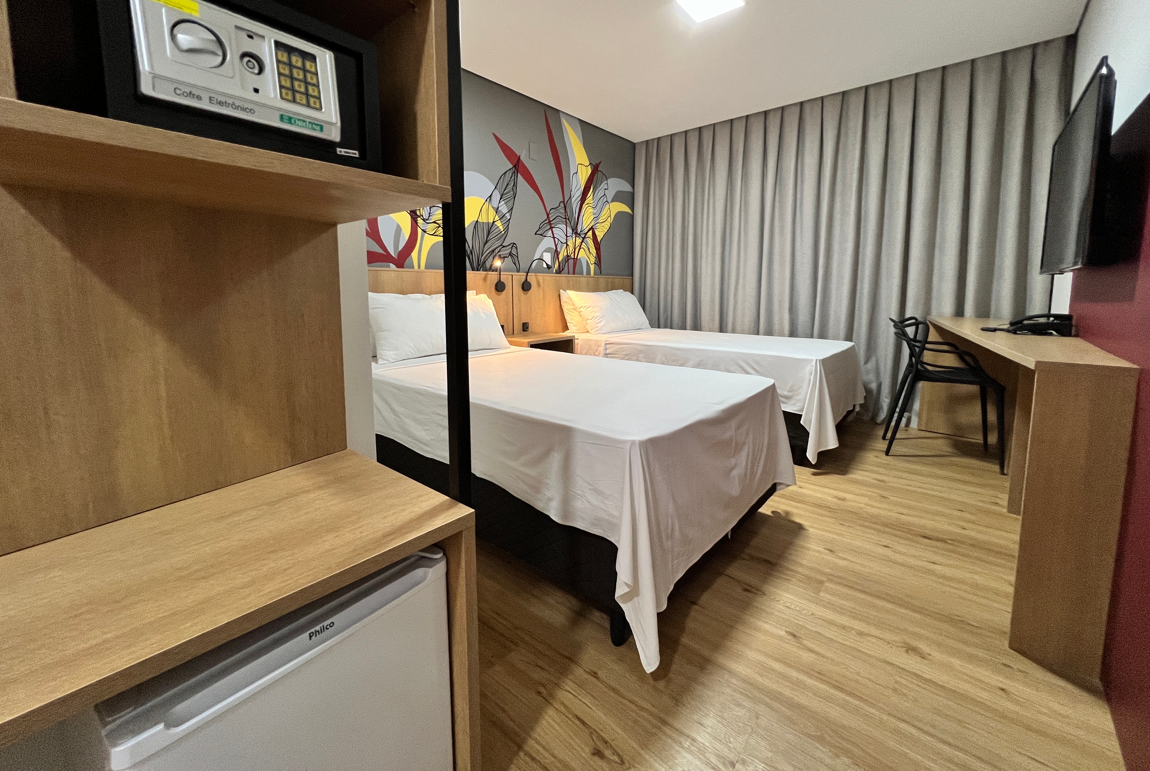 Guest room at the Ramada Encore by Wyndham Ponta Grossa in Ponta Grossa, Other than US/Canada