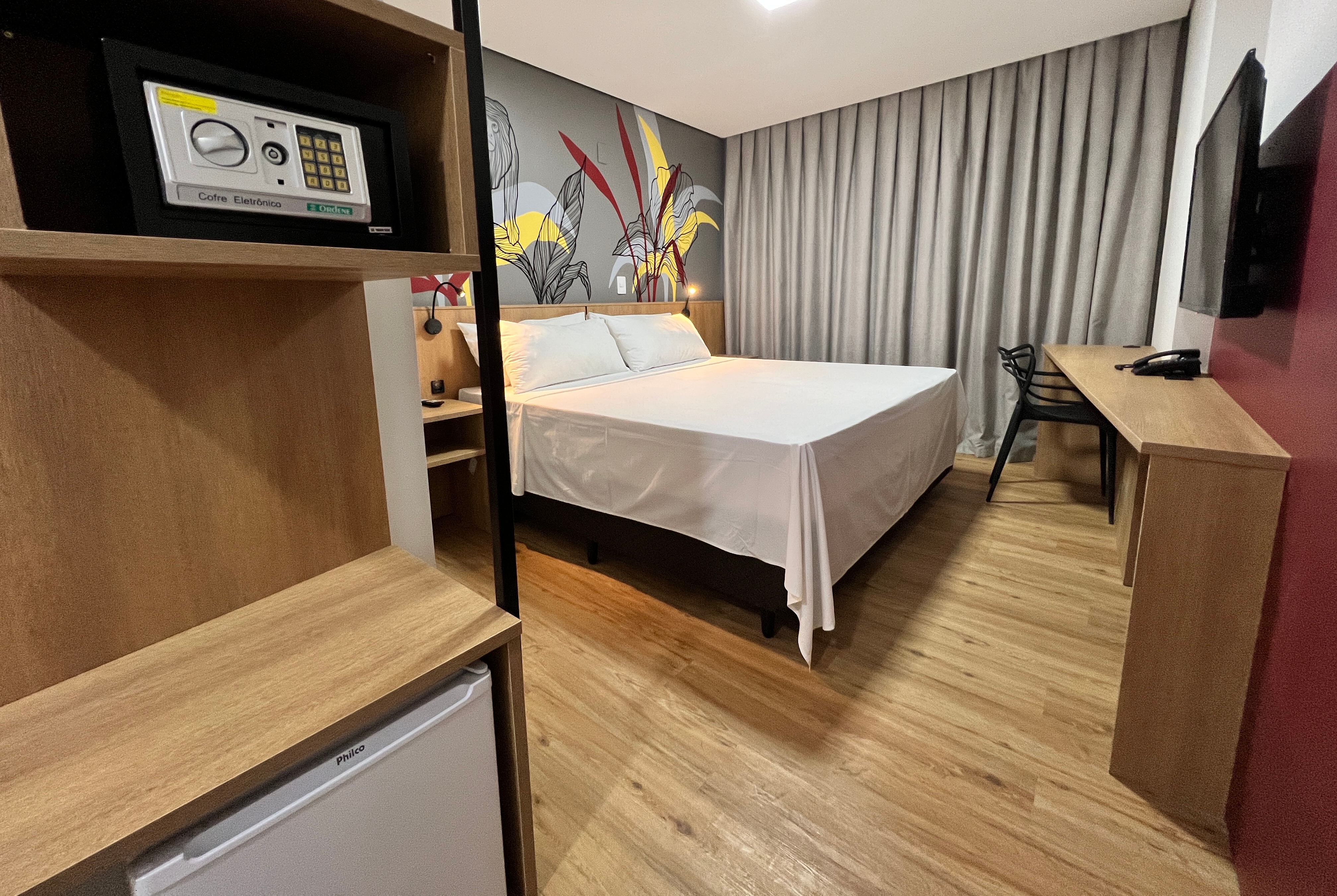 Guest room at the Ramada Encore by Wyndham Ponta Grossa in Ponta Grossa, Other than US/Canada