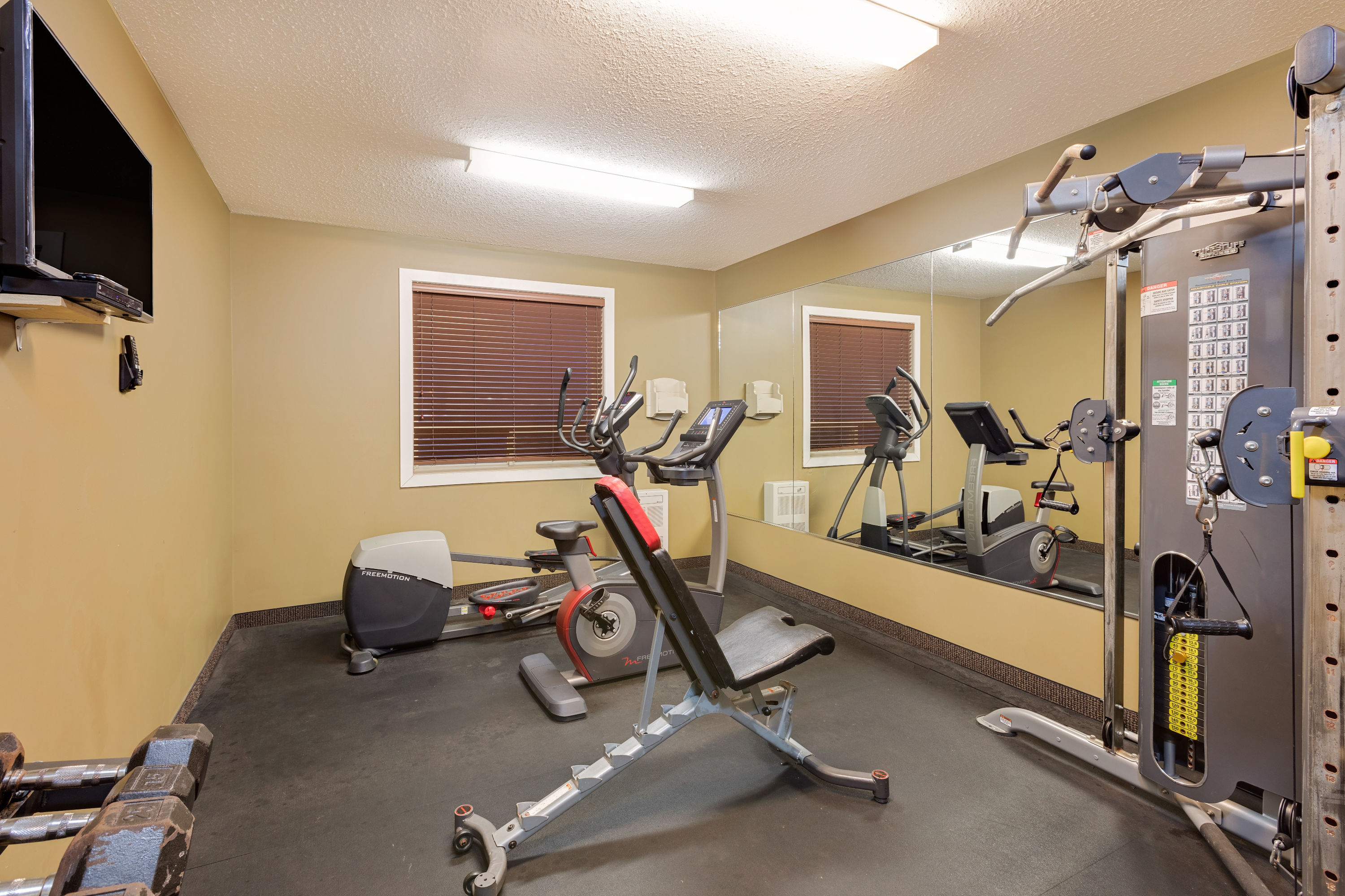 Fitness room at Ramada by Wyndham Cold Lake in Cold Lake, Alberta