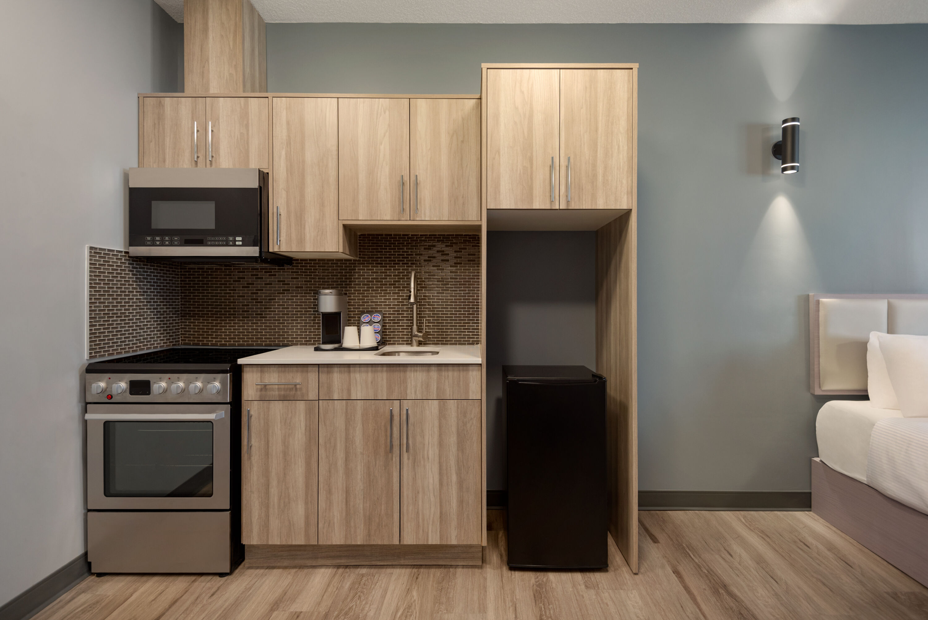 Guest room at the Ramada by Wyndham West Edmonton Hotel & Suites in Edmonton, Alberta