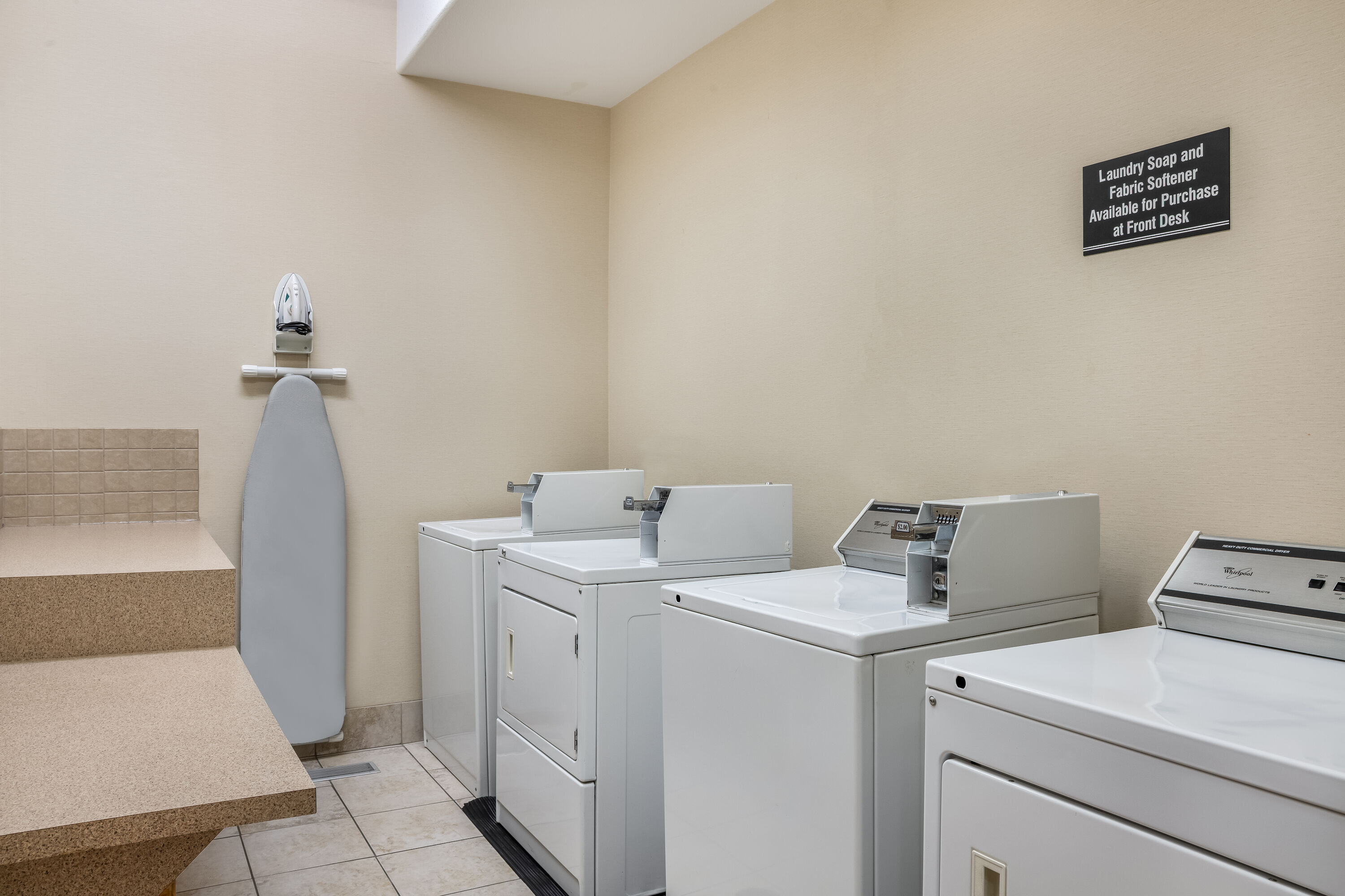 Laundry facilities at Ramada by Wyndham Lac La Biche in Lac La Biche, Alberta